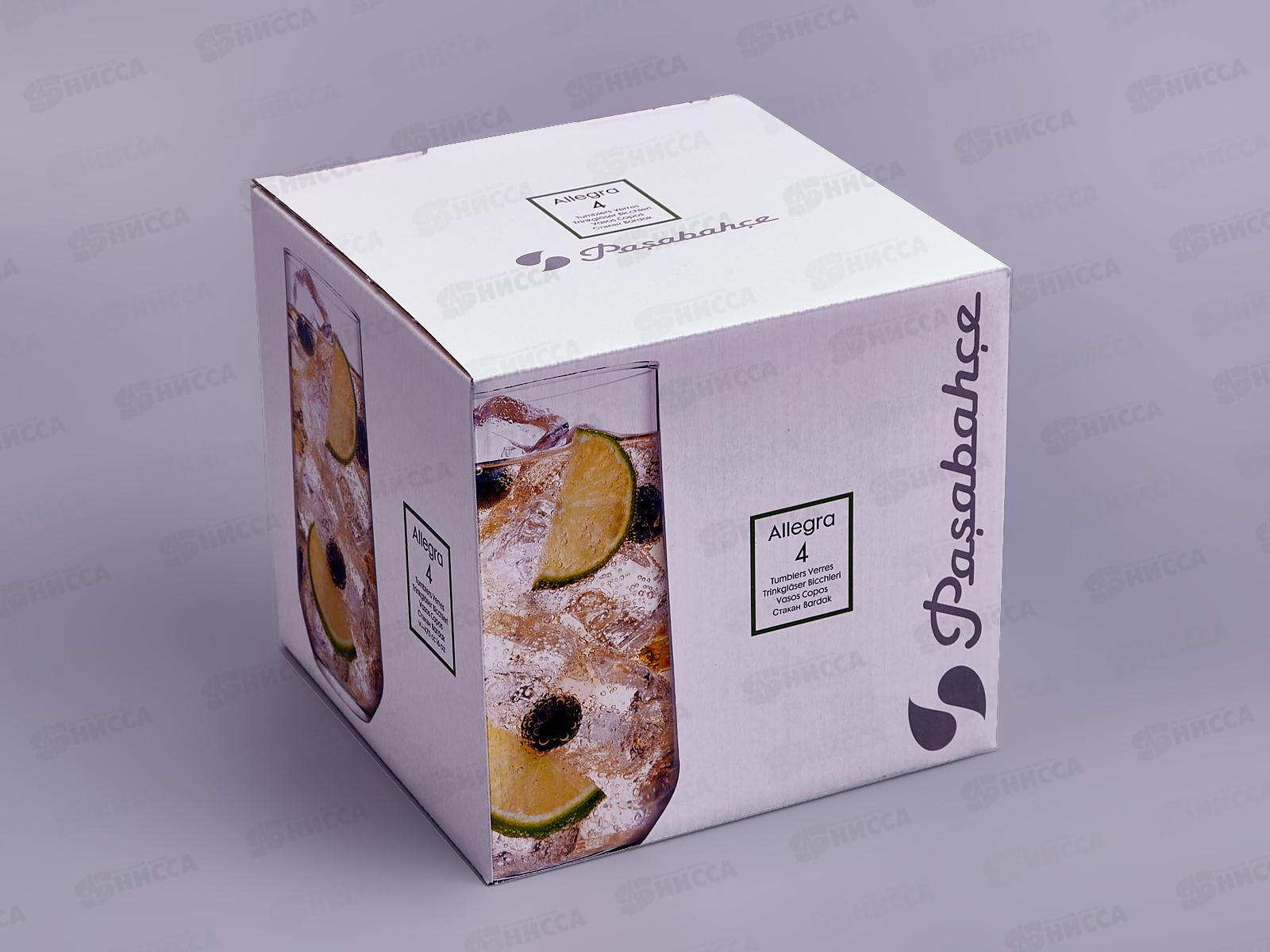 Набор Allegra 4 стакана 470сс 420015 *6