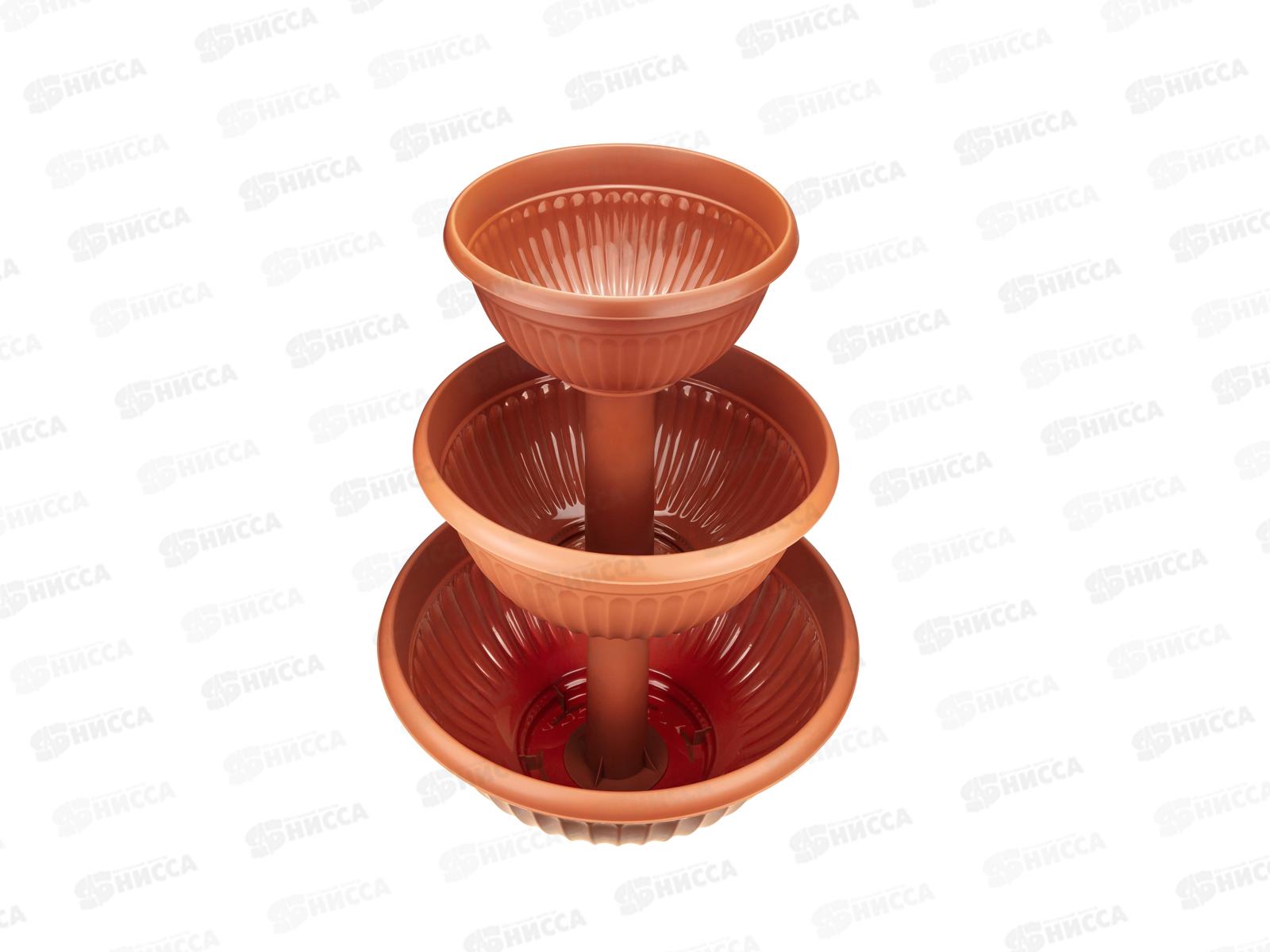 Каскад для цветов ЛИВИЯ Терракот М3198