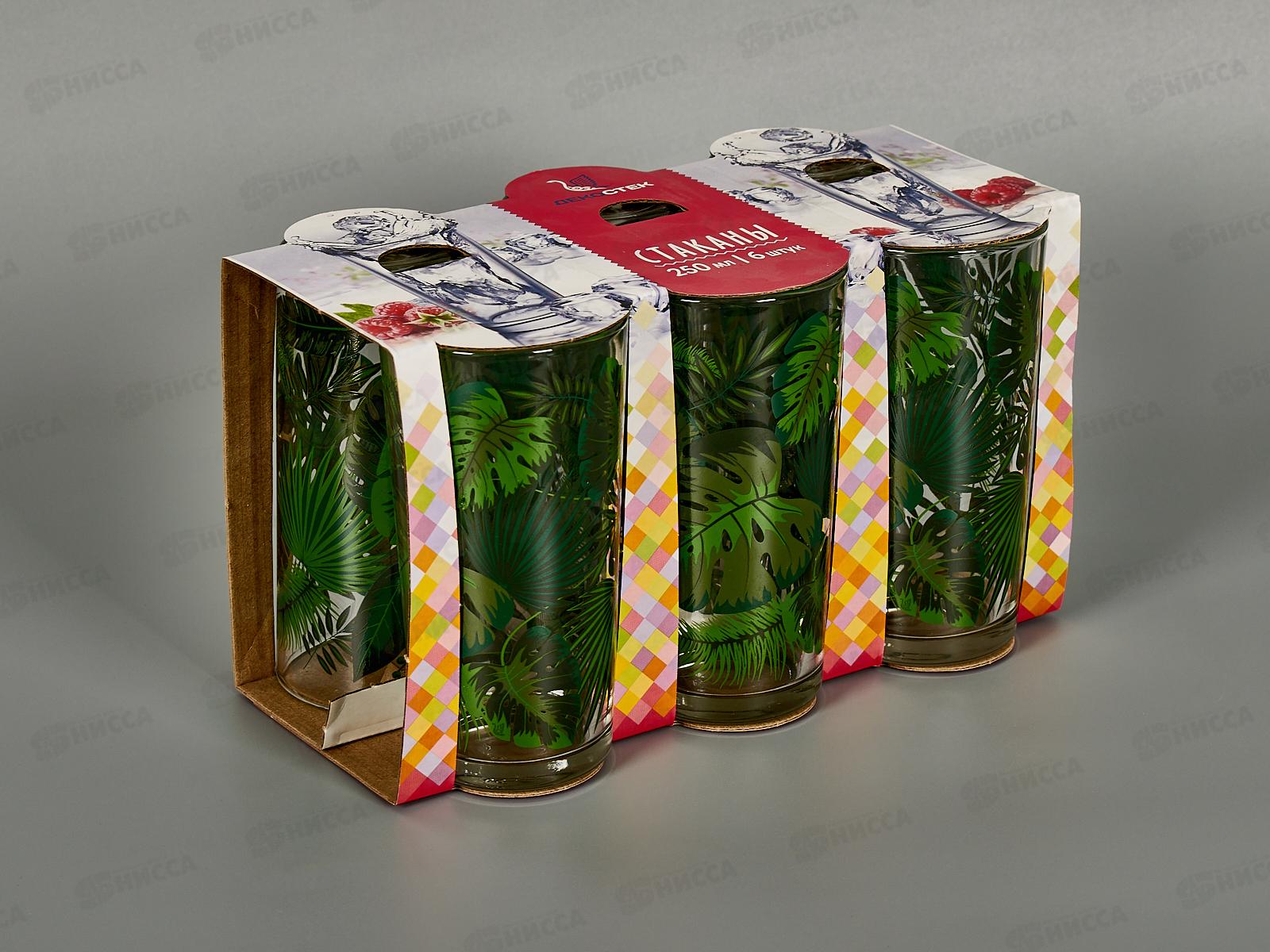 Набор стаканов 6шт 146-Д для сока Тропики *4