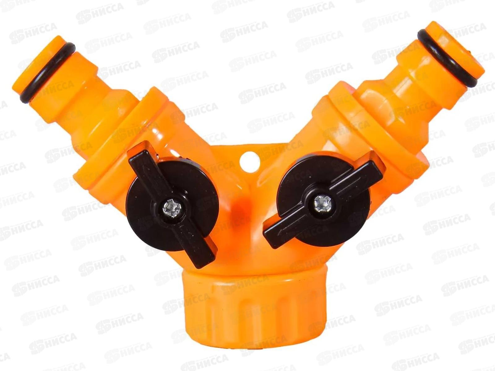 Разветвитель регулируемый 2-х канальный со штуцерами Вихрь 73/7/2/23