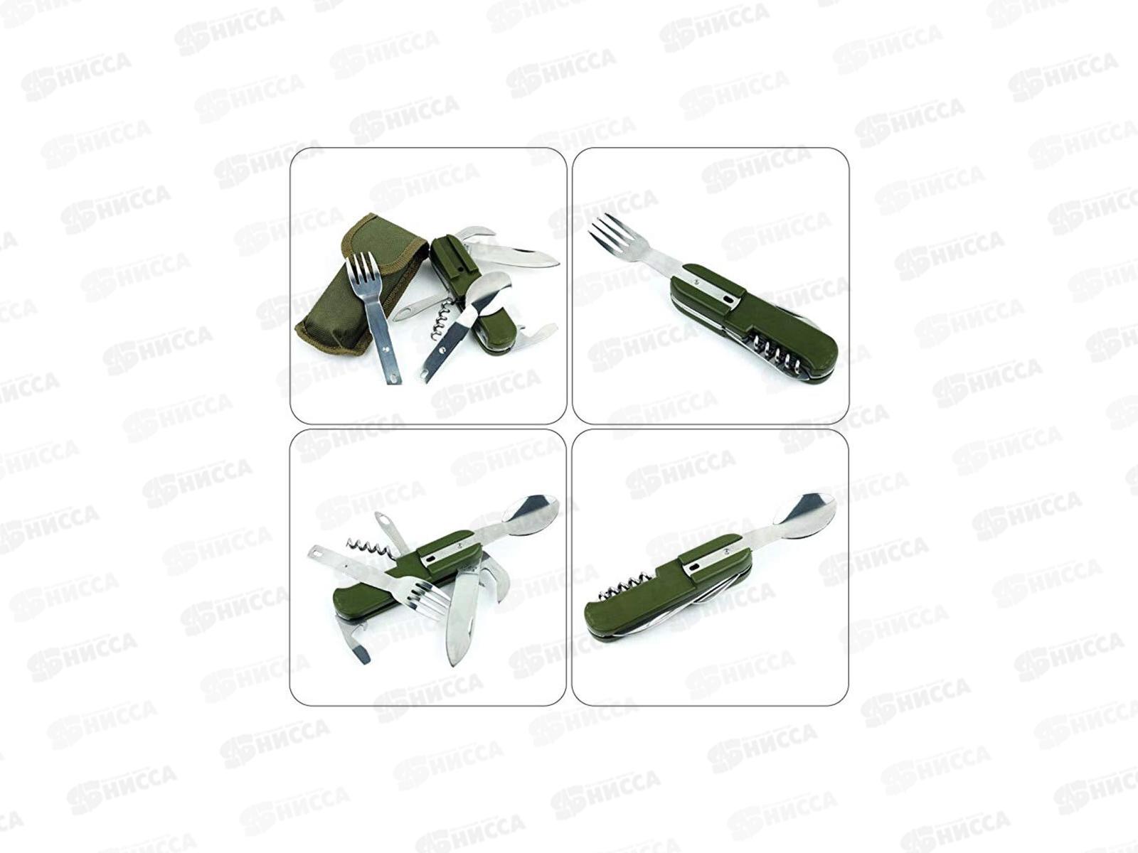 Мультитул Следопыт 5пр. (+ложка,вилка) в чехле, MT-15