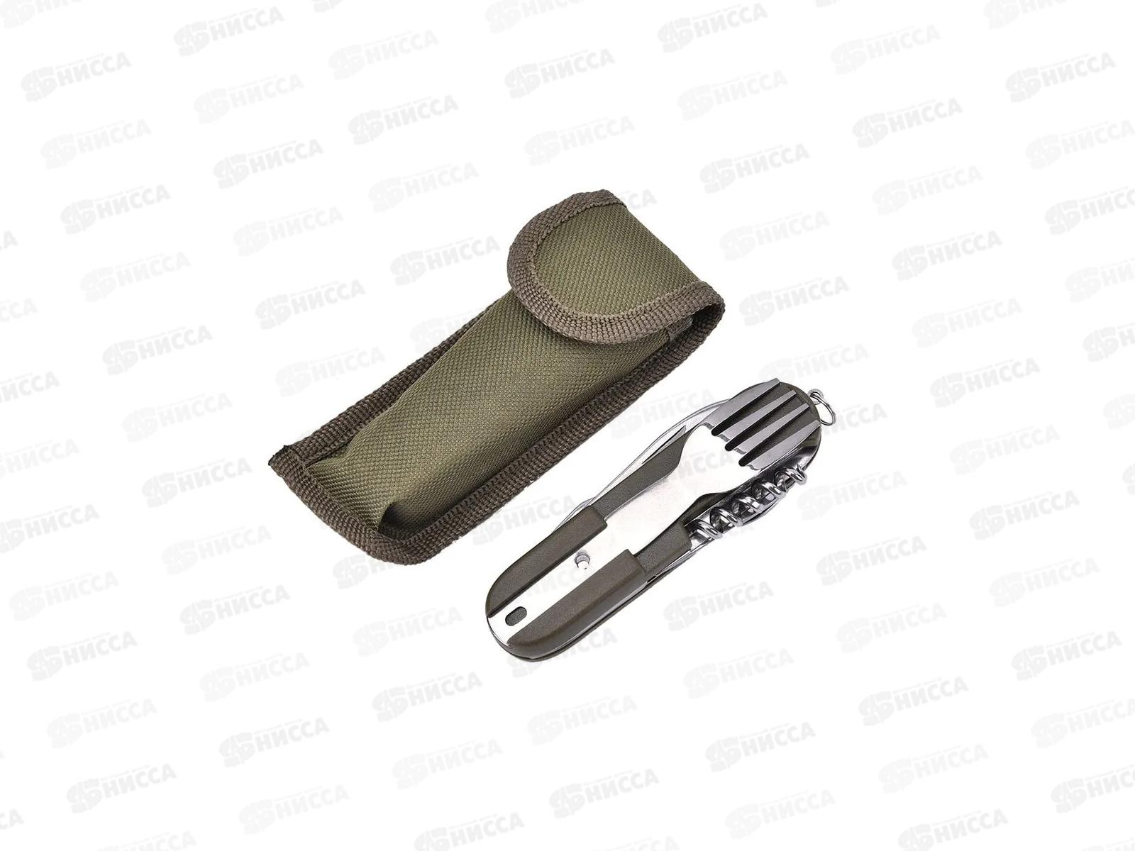 Мультитул Следопыт 5пр. (+ложка,вилка) в чехле, MT-15