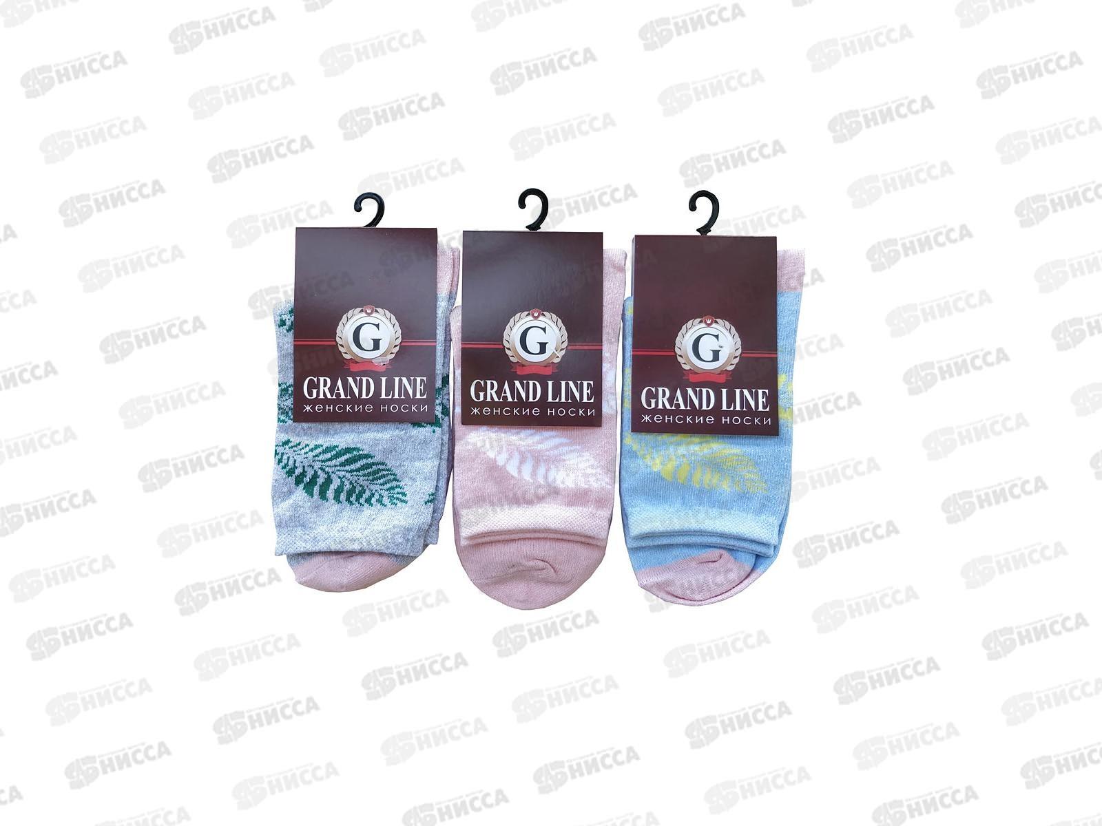 Носки женские Ж-86 GRAND LINE крупные листья р-23