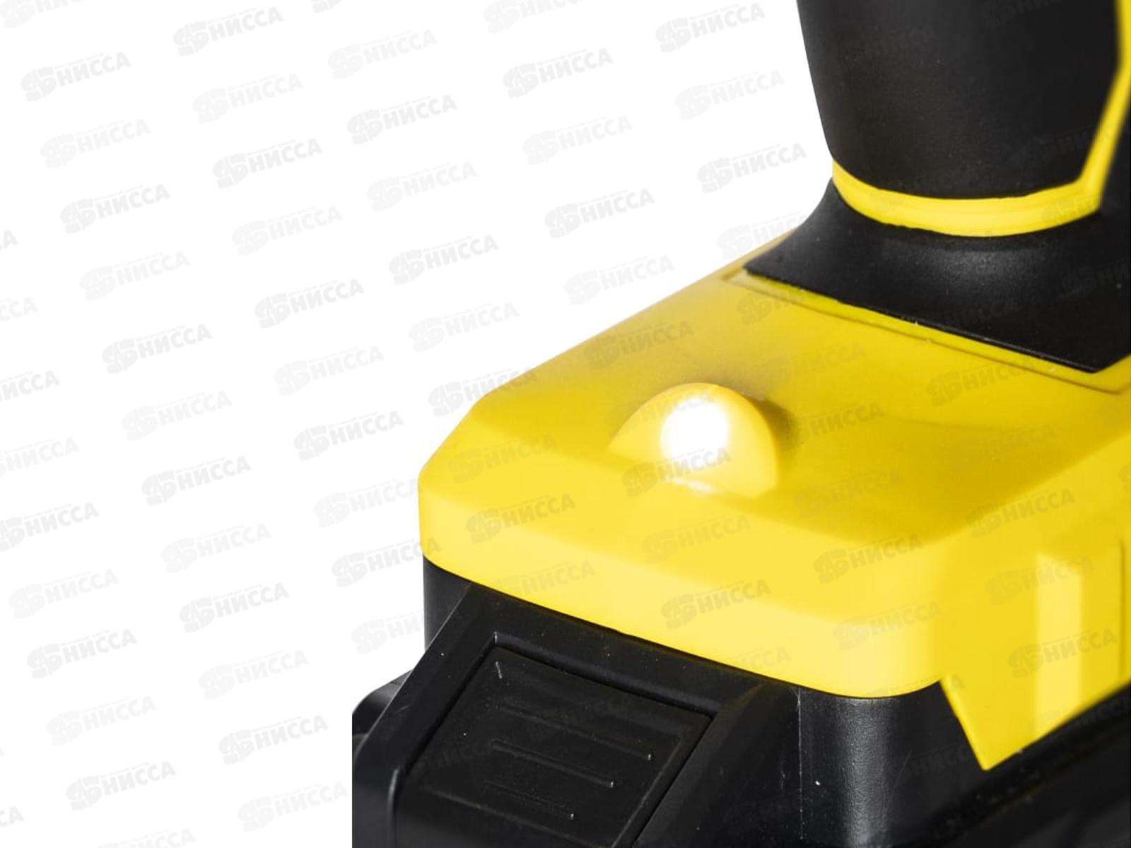 Дрель-шуруповерт аккумуляторный 16В, 0-400/0-1450 об/мин, Li-Ion 2Ач, дополнительный аккумулятор в комплекте, Kolner KCD 16-2L *10