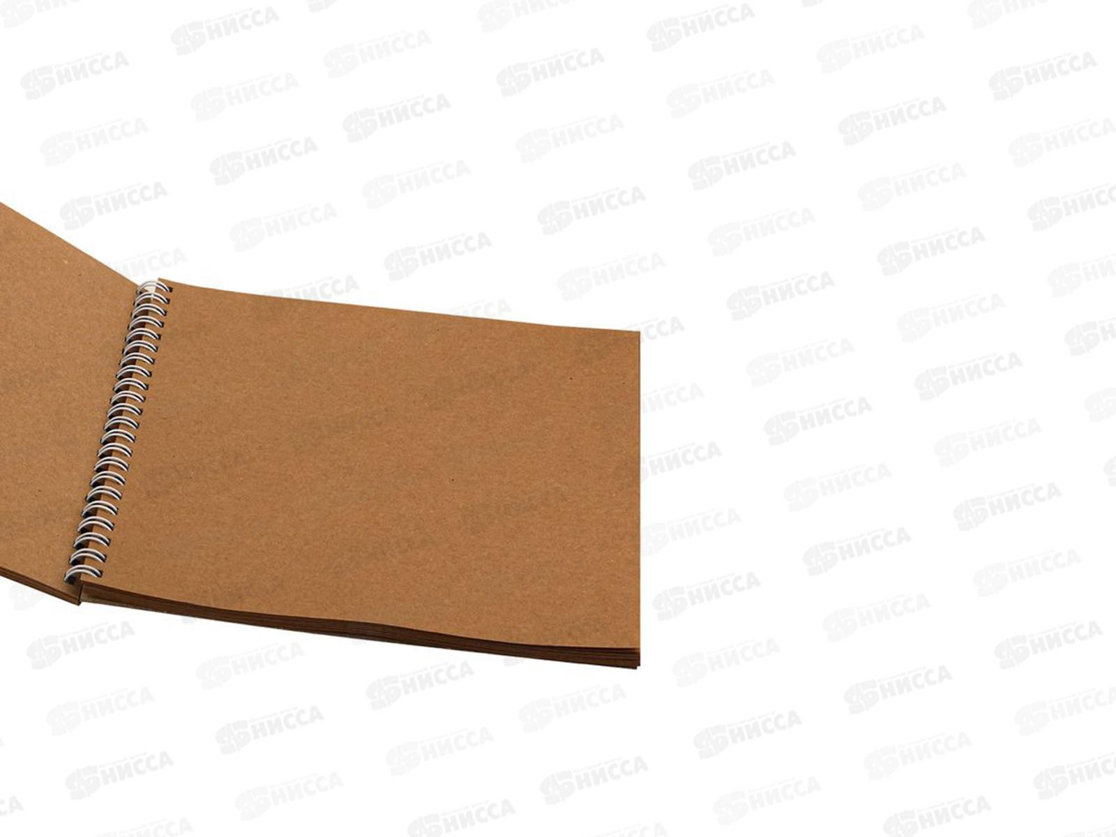 Скетчбук ПП 40л Акварельный мост,на гребне 190х190мм, 40-5655 *16