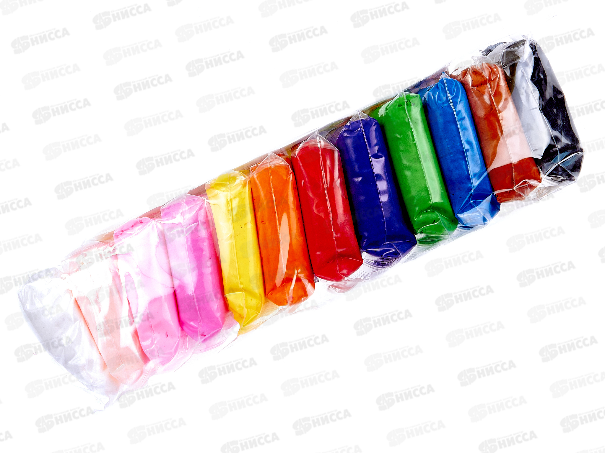 Масса для лепки. Легкий пластилин, 12цв, НД-1654  *160