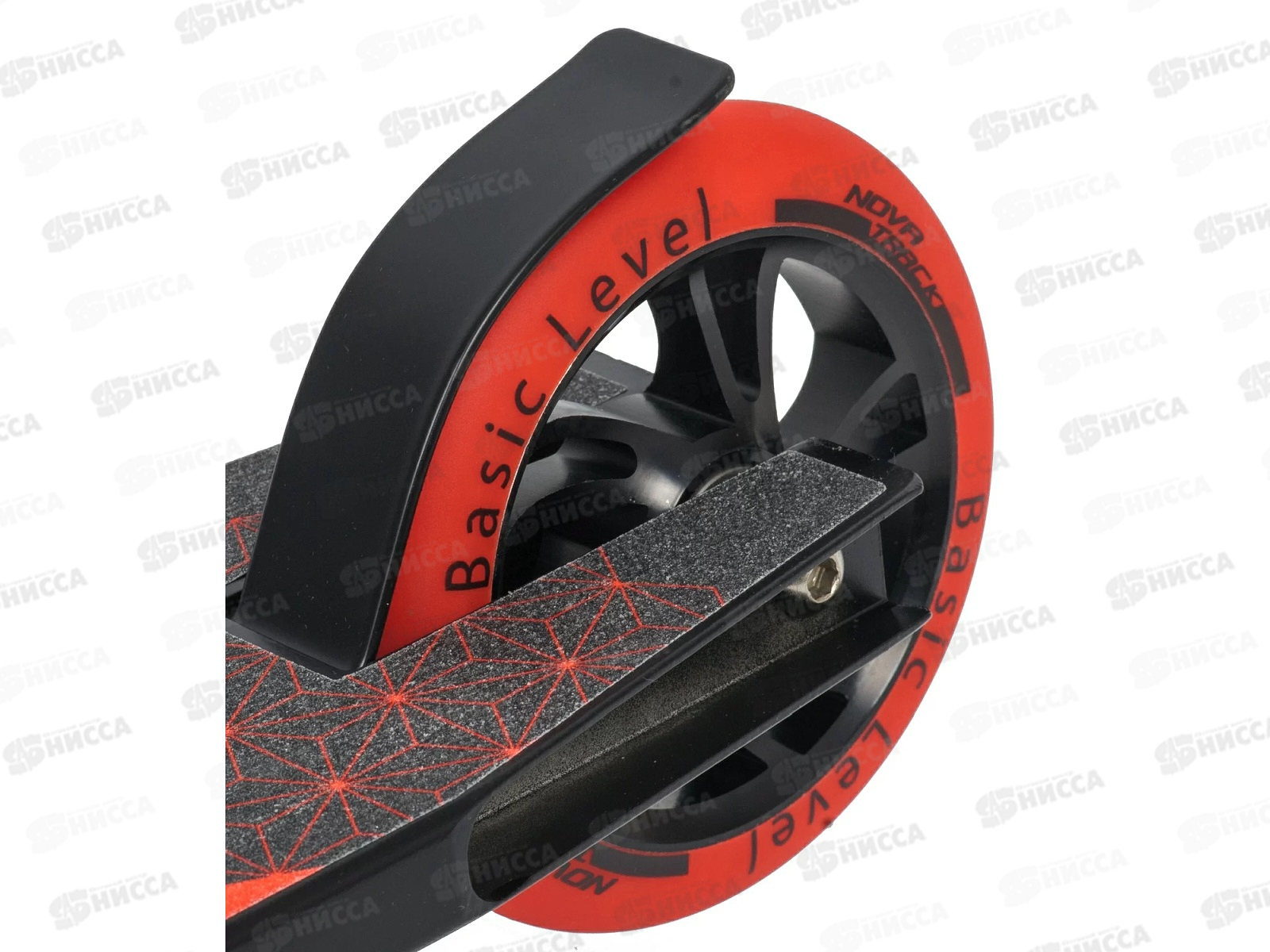 Самокат NOVATRACK REPLAY BL, черно-красный, 120А.REPLAY.BRD20