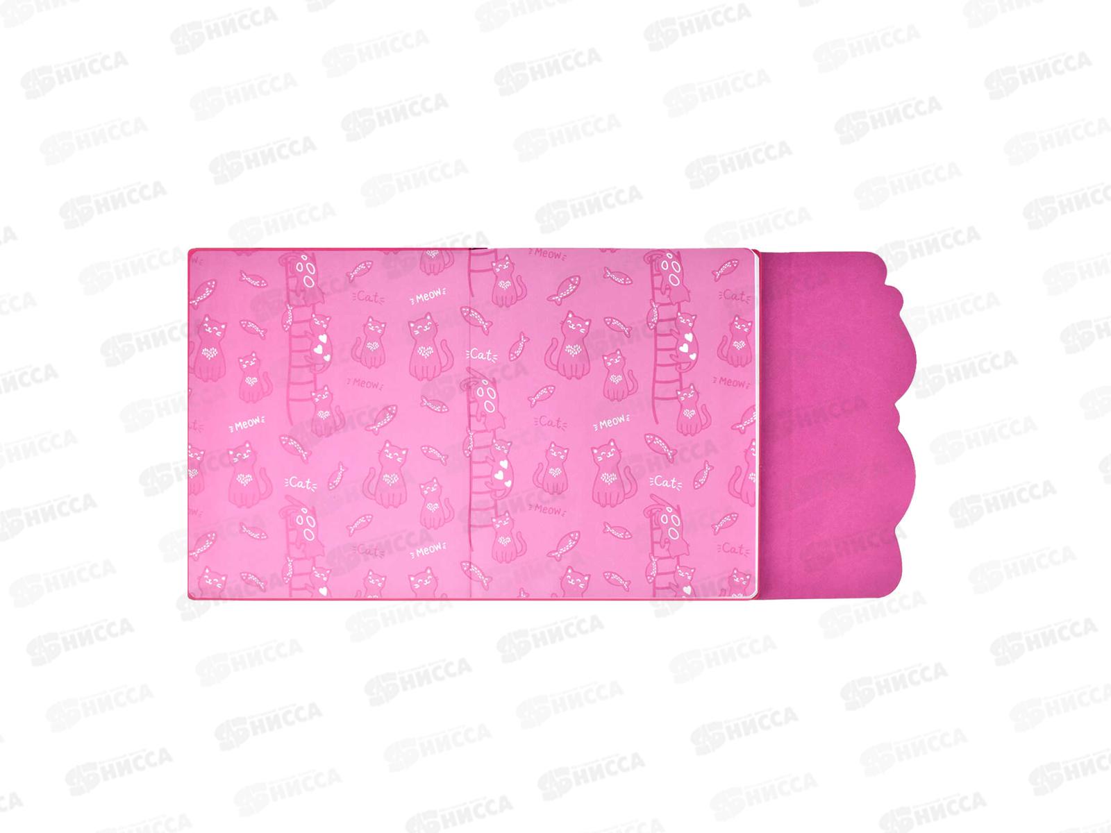 Дневник ФЕН Коты, кожзам, твердый ,переплет 54162  *15