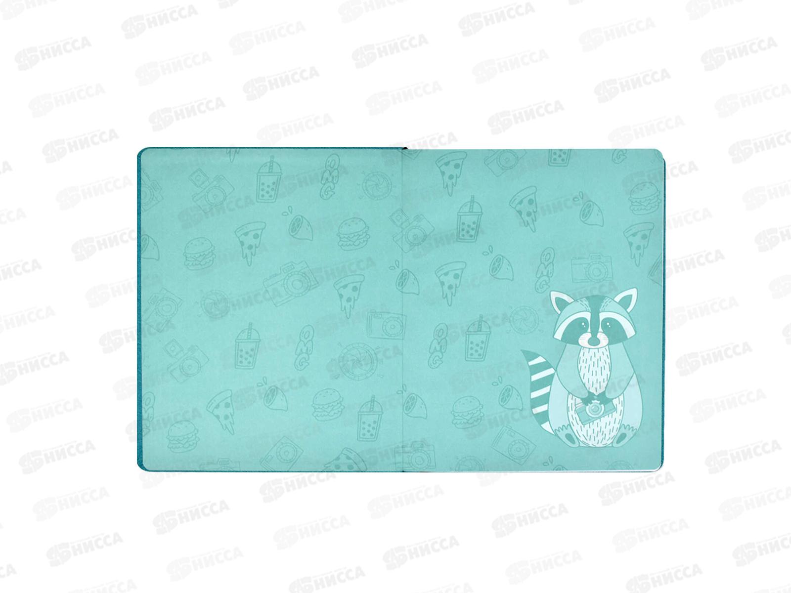 Дневник ФЕН Енот  твердый переплет кожзам,54165*15