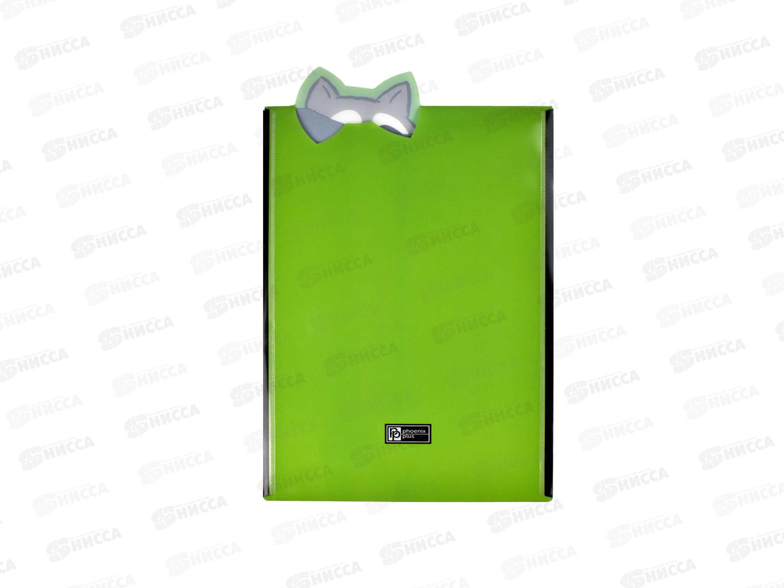 Папка для тетрадей ФЕН А4 Енот, пластик 56317*12