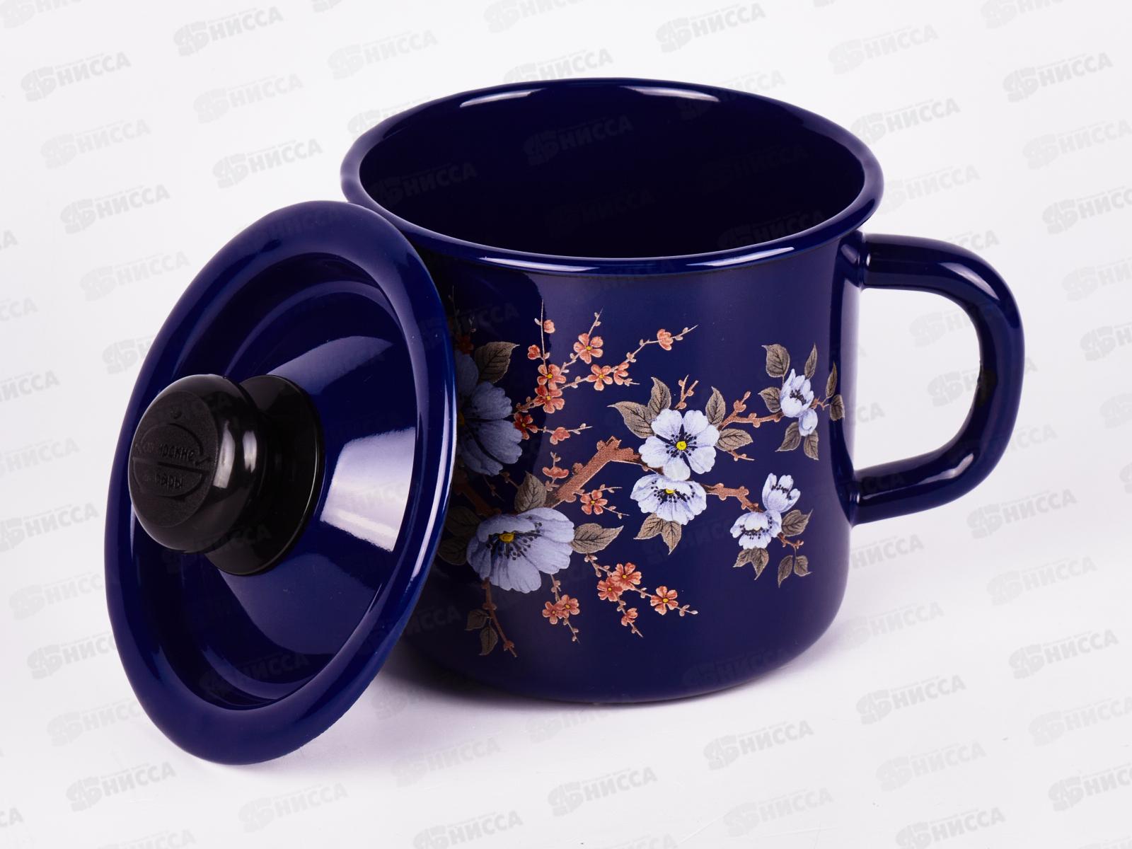 Кружка 1,0л с/к декор кобальтовая С0207.3К