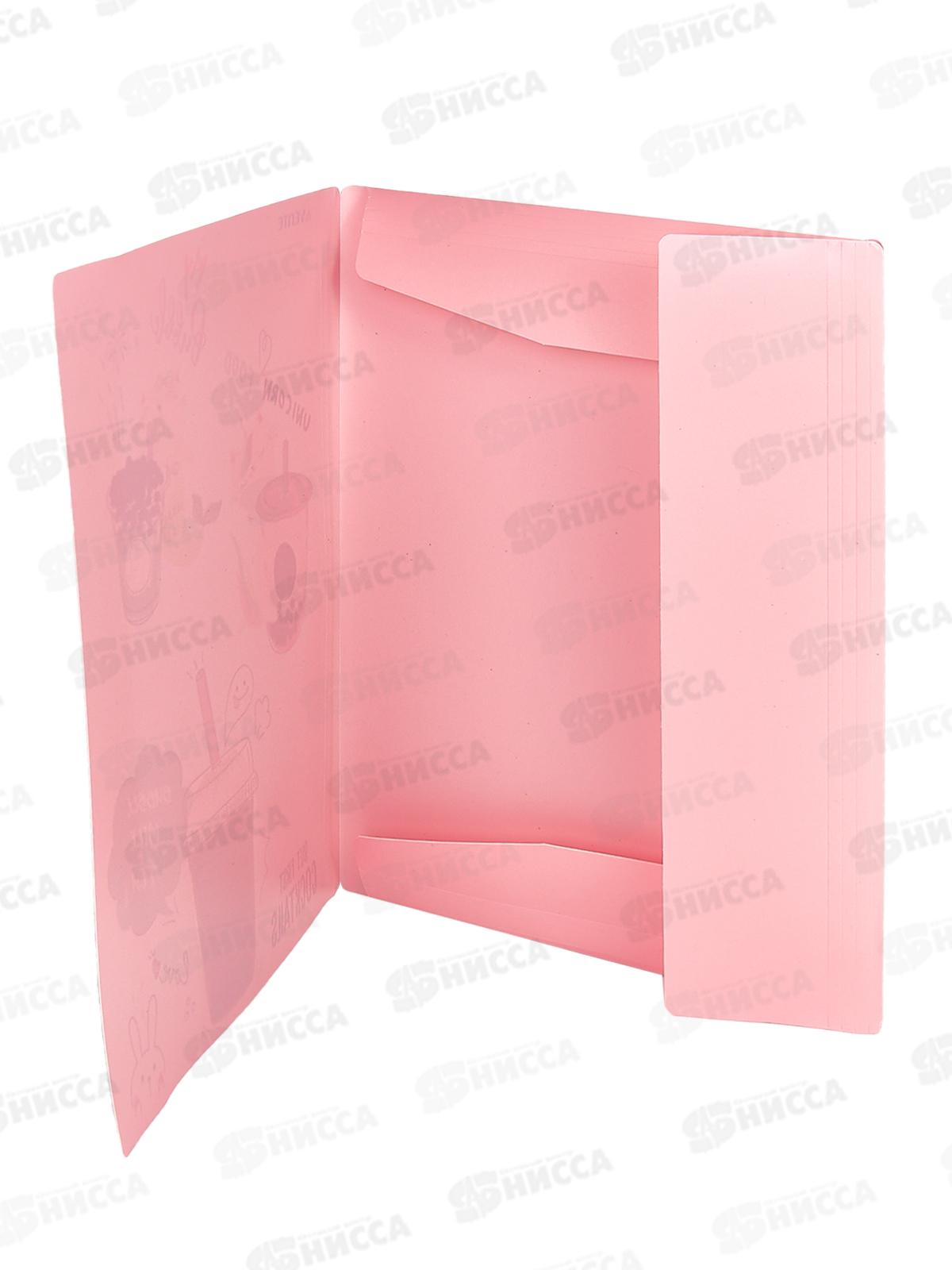 Папка deVENTE с резинкой А4 Unicorn Cocktail 3070105