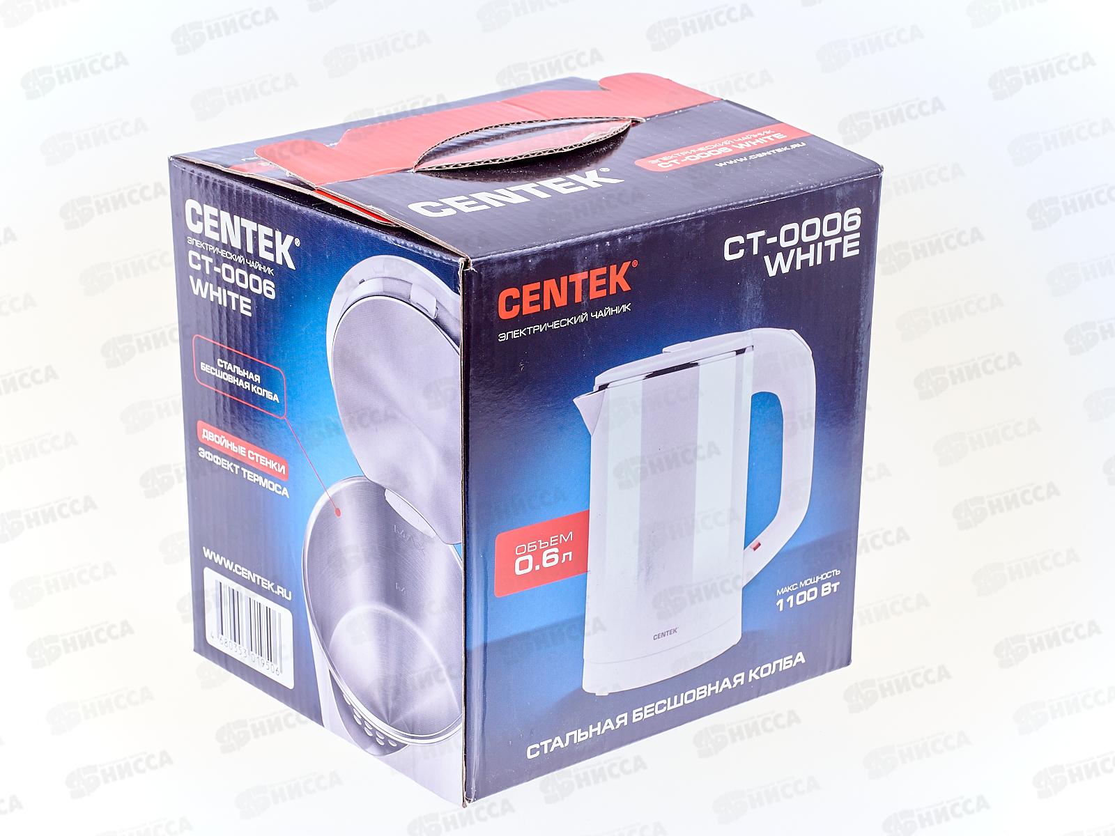 Чайник электрический CT-0006 0,6л белый