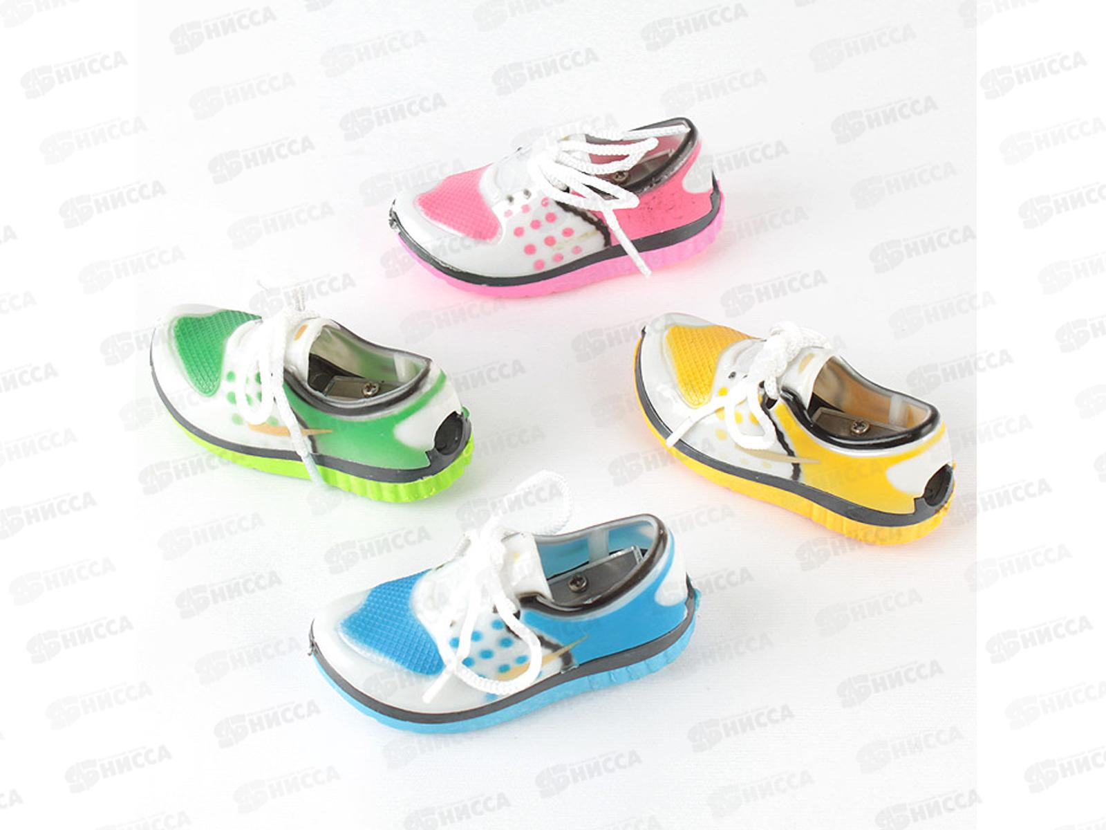 Точилка пластиковая Darvish асс., с ластиком Кроссовок DV-1600*50