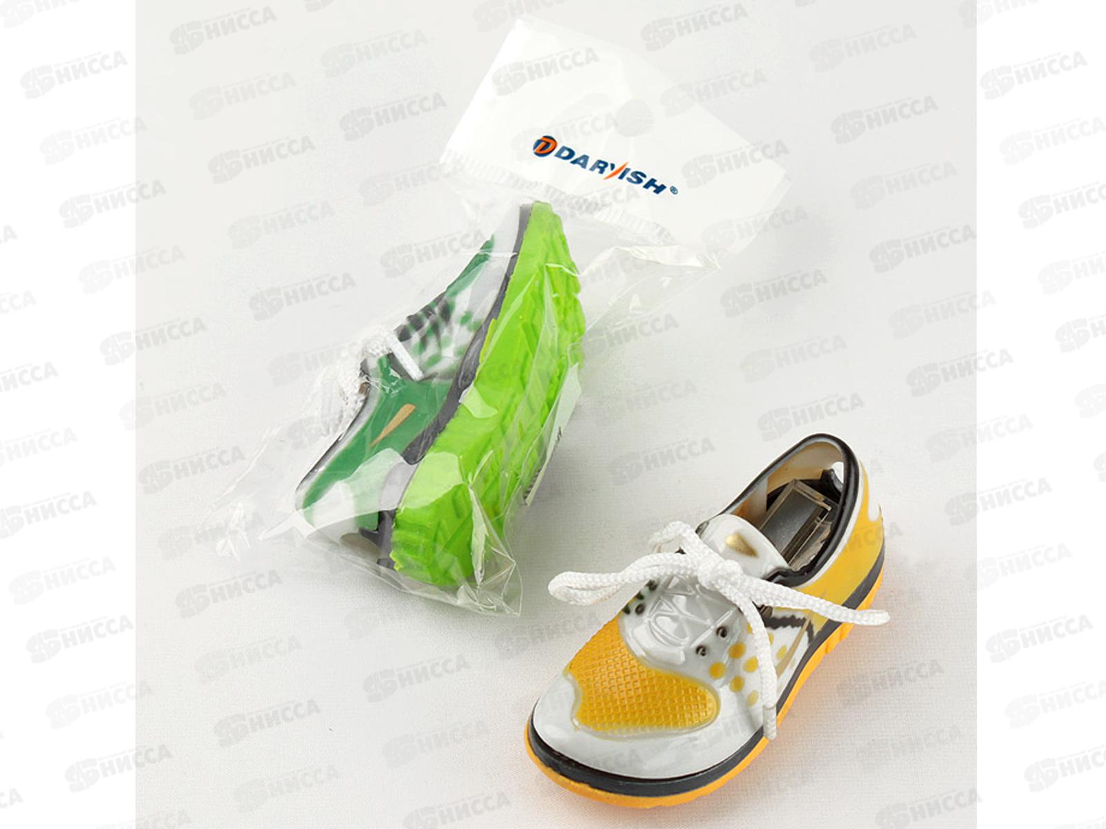 Точилка пластиковая Darvish асс., с ластиком Кроссовок DV-1600*50