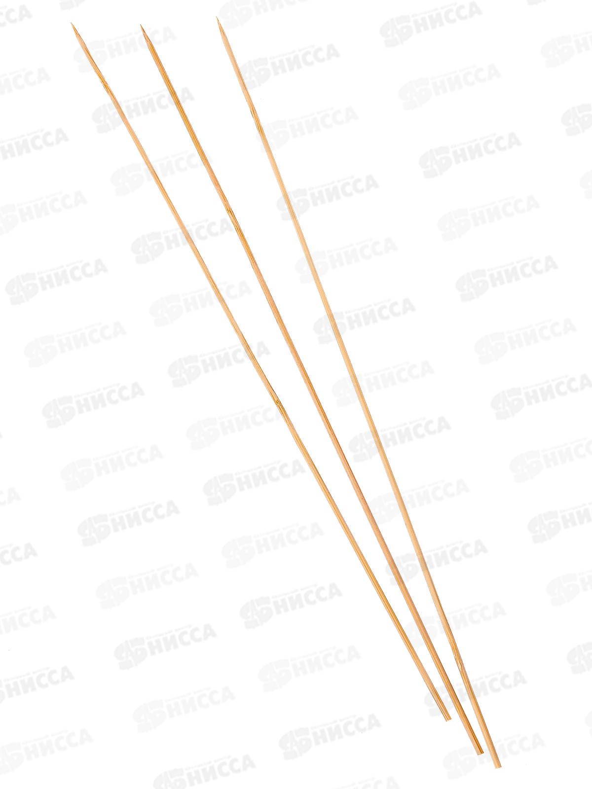 Шампур бамбук 30см*3мм 100шт в асс-те