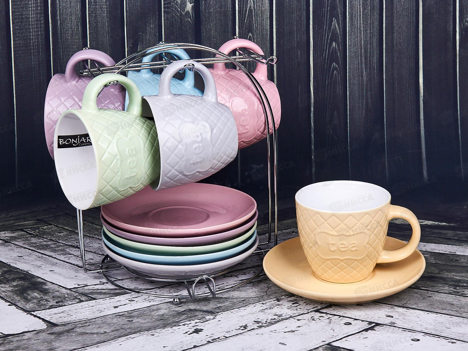 Набор чайный 12предметов на металлическом стенде 933-6MS *4