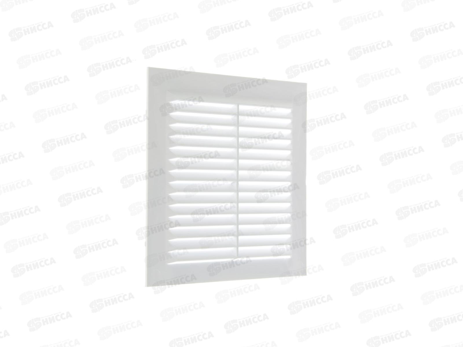 Решетка неразъемная 150х150 с москитной сеткой, белая 0086  TDM *80