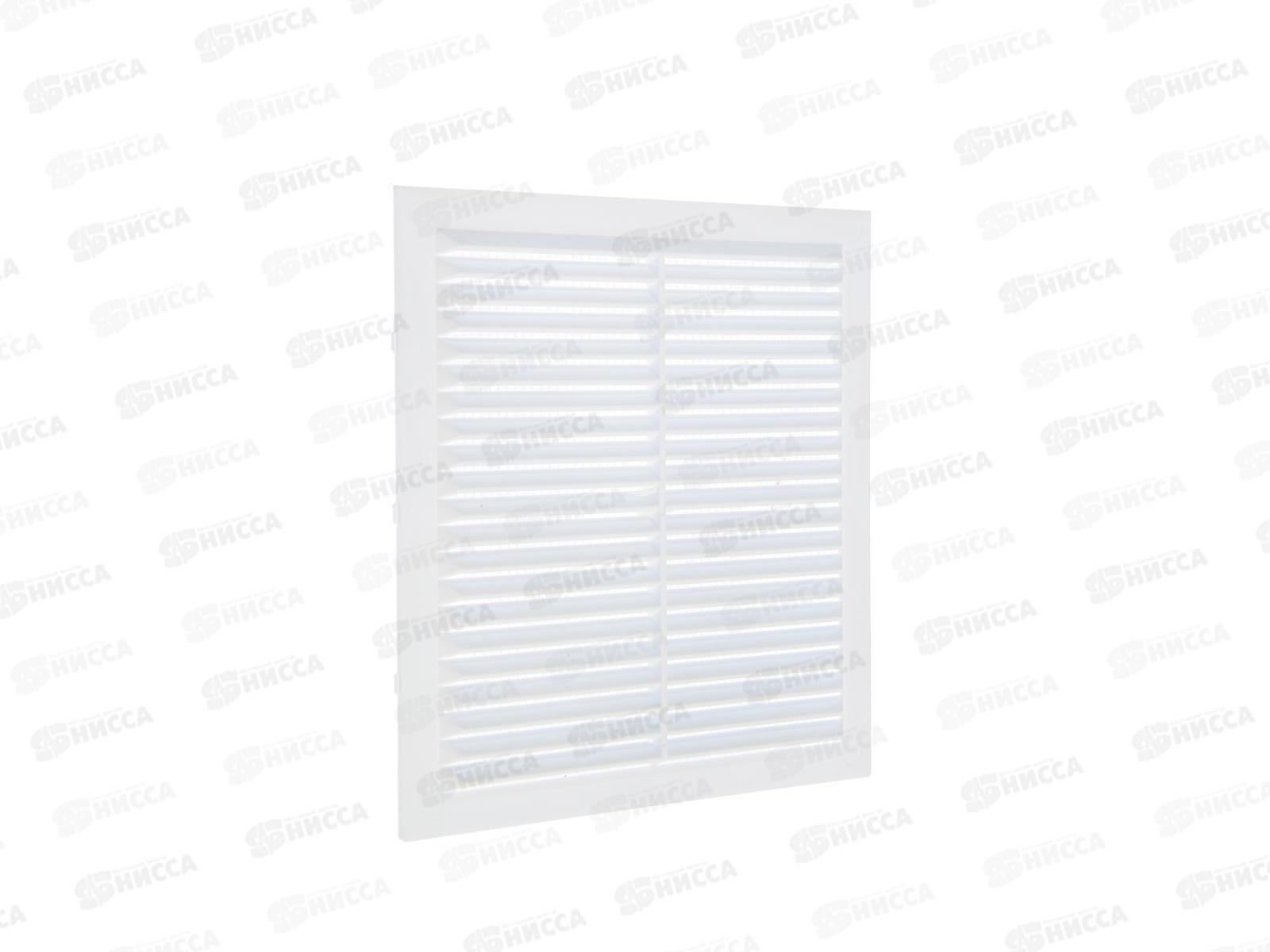 Решетка неразъемная 190х190 с москитной сеткой, белая 0087  TDM *60