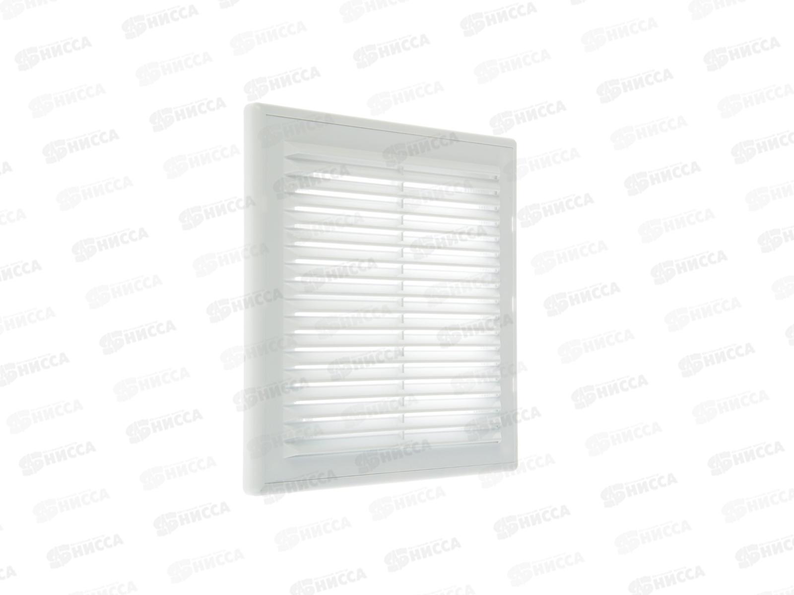 Решетка разъемная 208х208 с москитной сеткой, белая 0077  TDM  *40