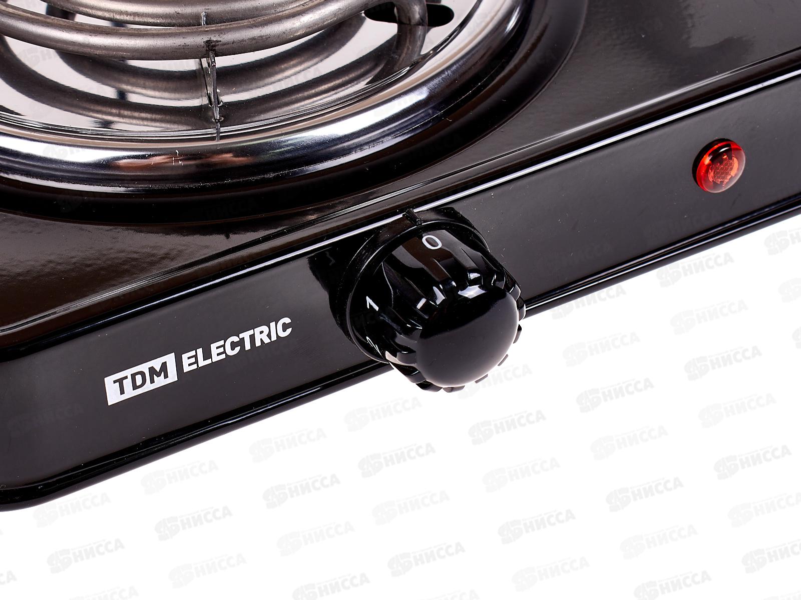 Плита электрическая двухконфорная ЭПС2 2х1кВт спираль, TDM, 0016