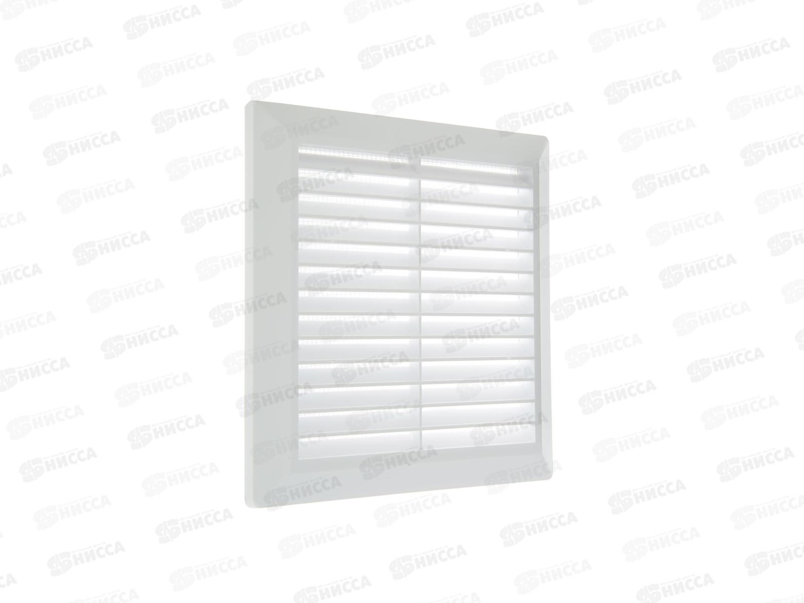 Решетка разъемная 203х203 с москитной сеткой, наклонные жалюзи 0022  TDM  *35