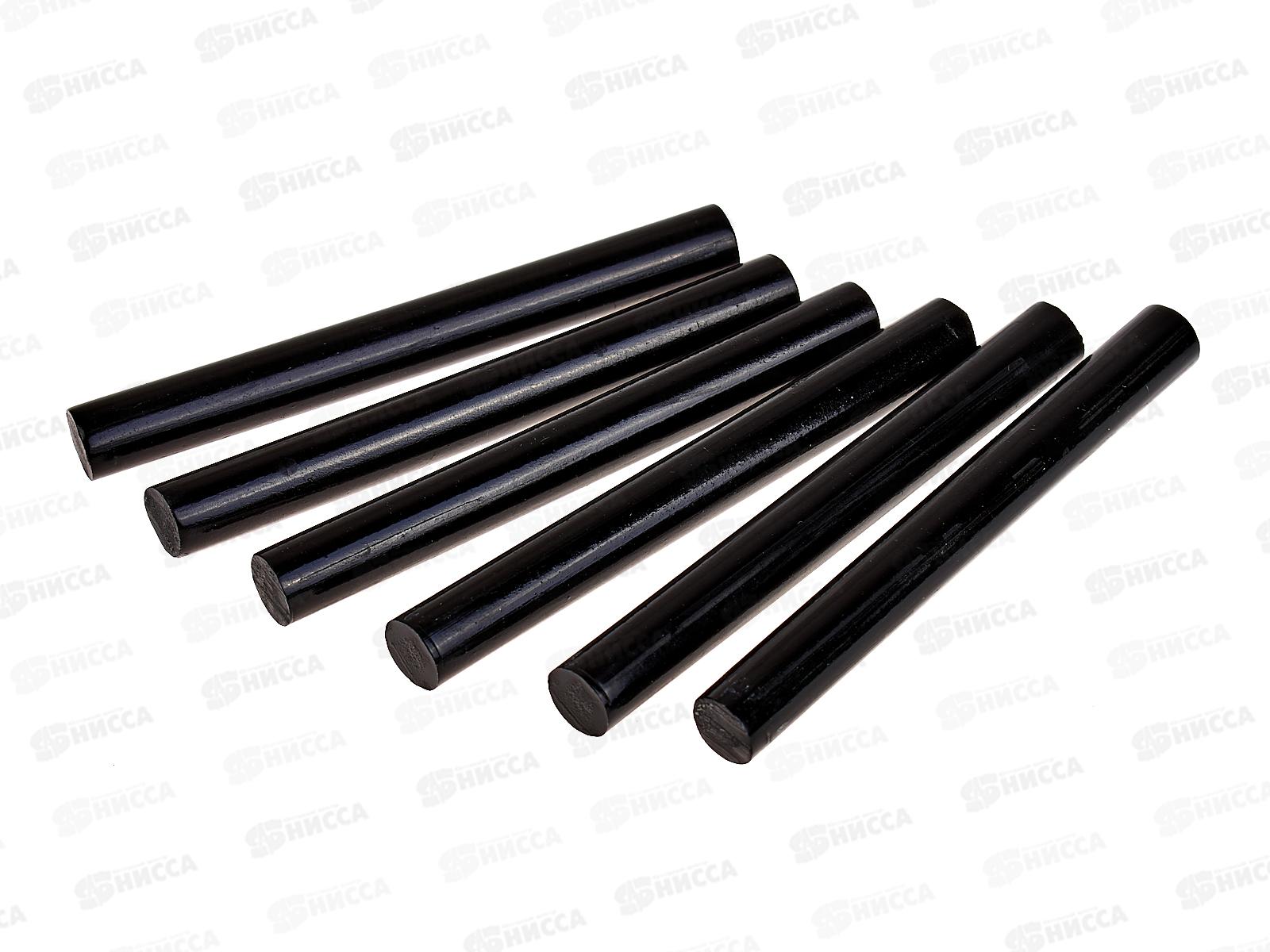 Клеевые стержни TDM 11мм х 100мм, 6шт черные, Алмаз 0512 *140