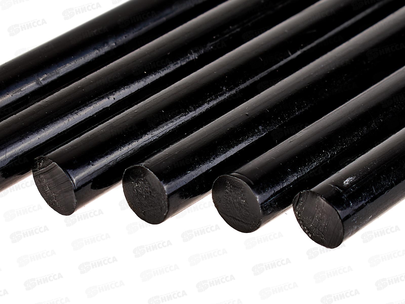 Клеевые стержни TDM 11мм х 100мм, 6шт черные, Алмаз 0512 *140