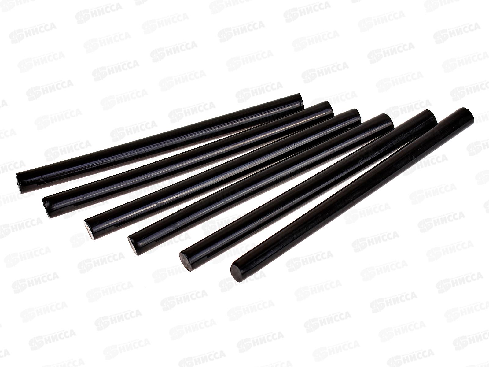 Клеевые стержни TDM 7мм х 100мм, 6шт черные, Алмаз 0502