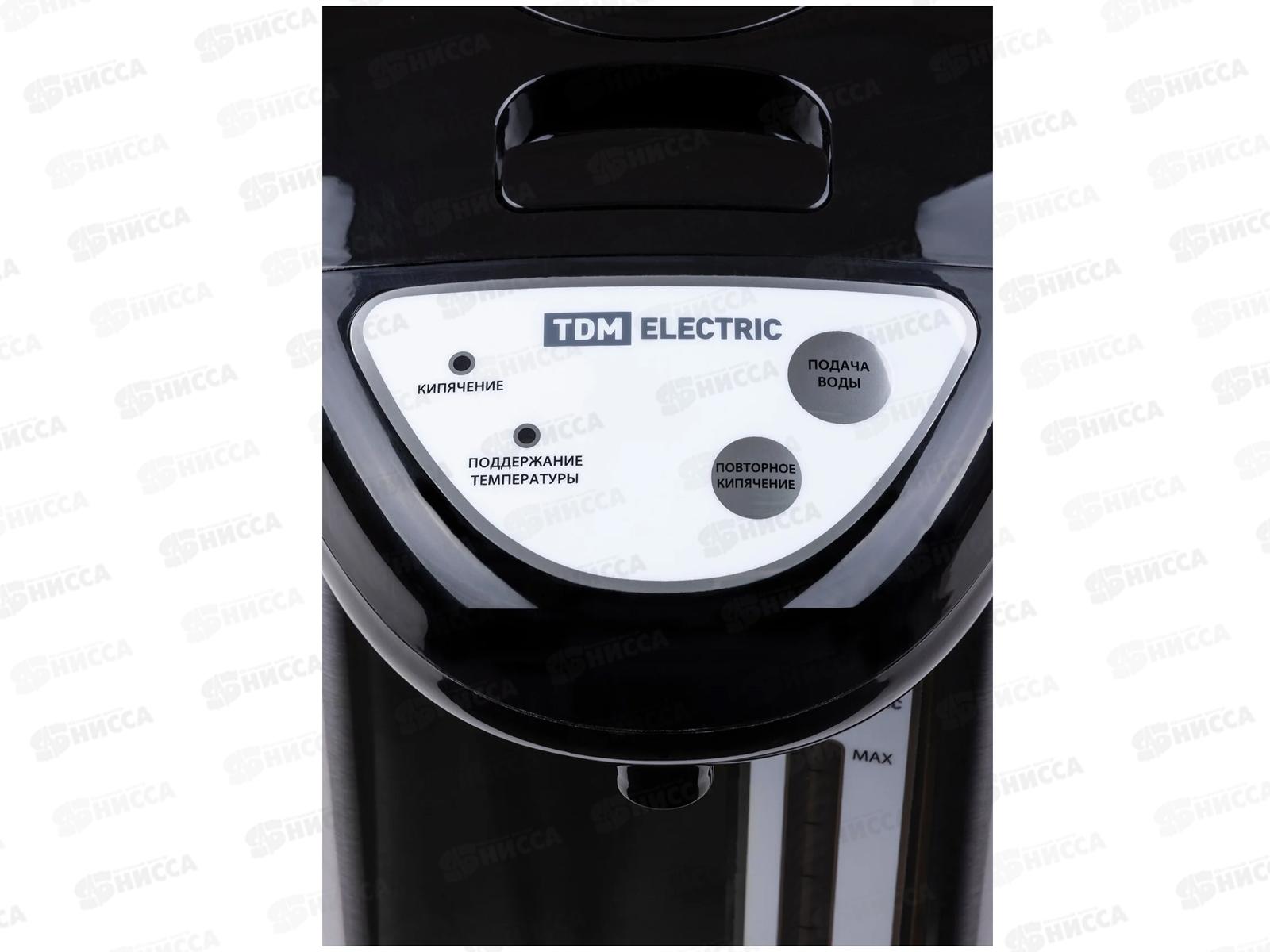 Термопот TDM &quotТермо 1&quot металл, 4л, 750Вт, стальной, 0001