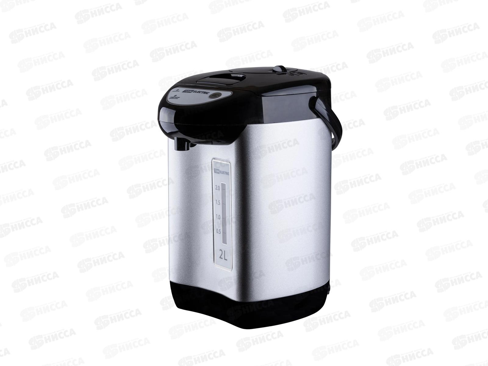 Термопот TDM &quotТермо 2&quot металл, 2л, 750Вт, стальной, 0002