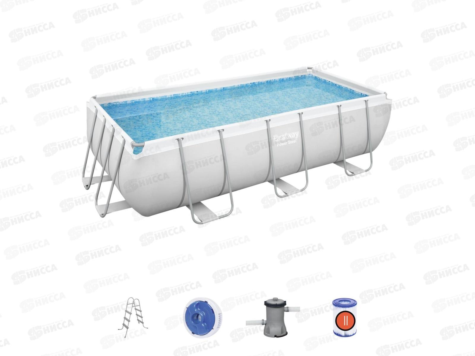 Бассейн 56441 (404х201*100см) с фильром BESTWAY