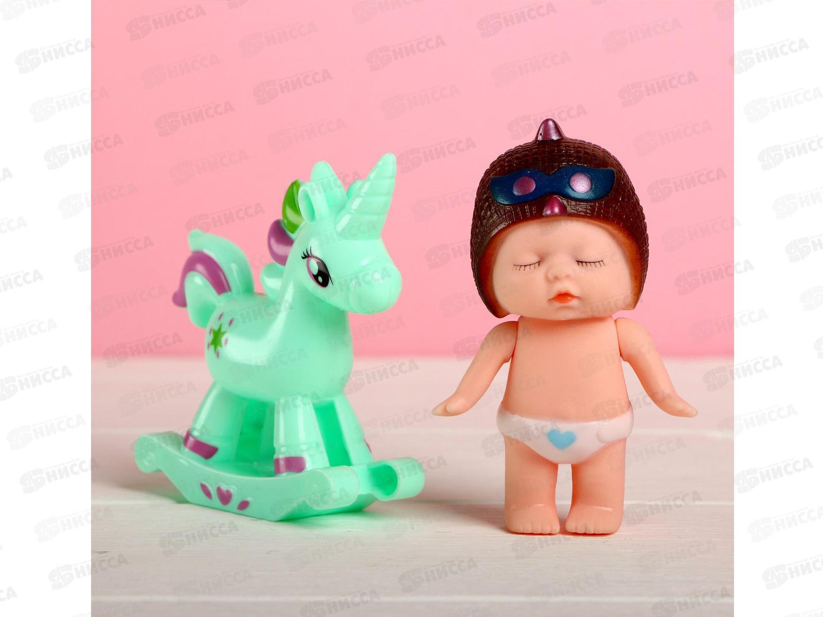 Пупс &quotСаша&quot с качалкой микс 4668953