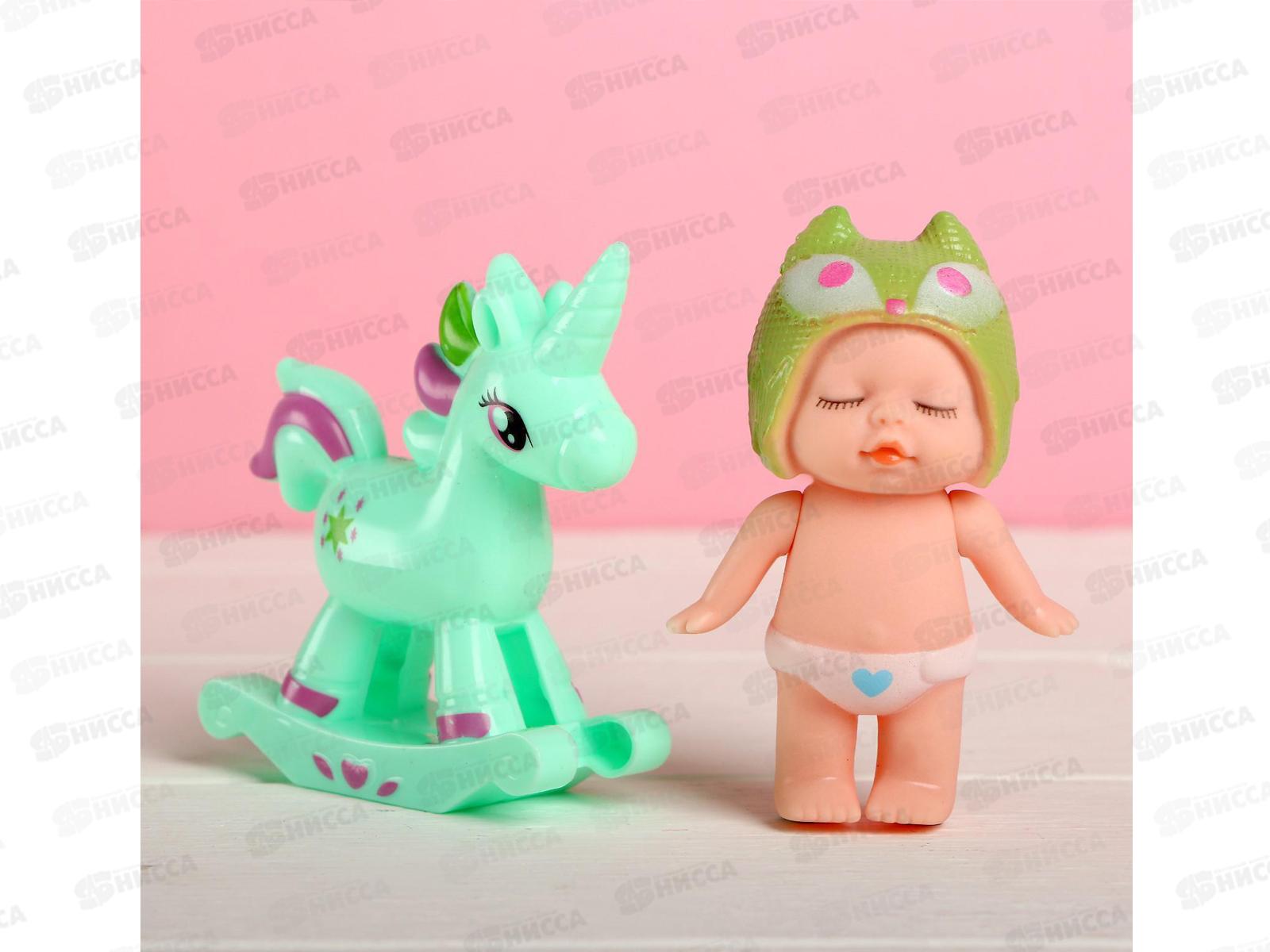 Пупс &quotСаша&quot с качалкой микс 4668953