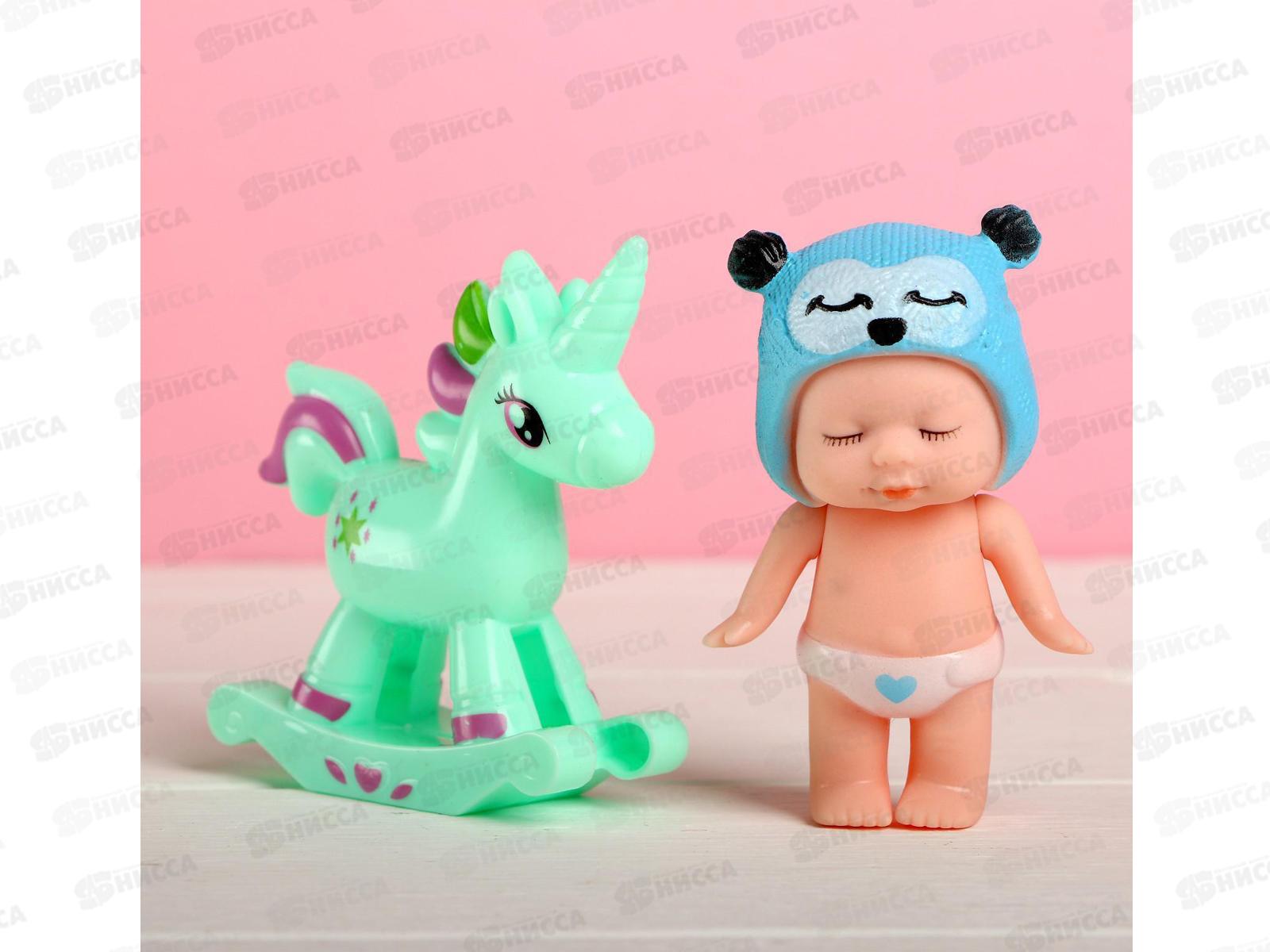 Пупс &quotСаша&quot с качалкой микс 4668953