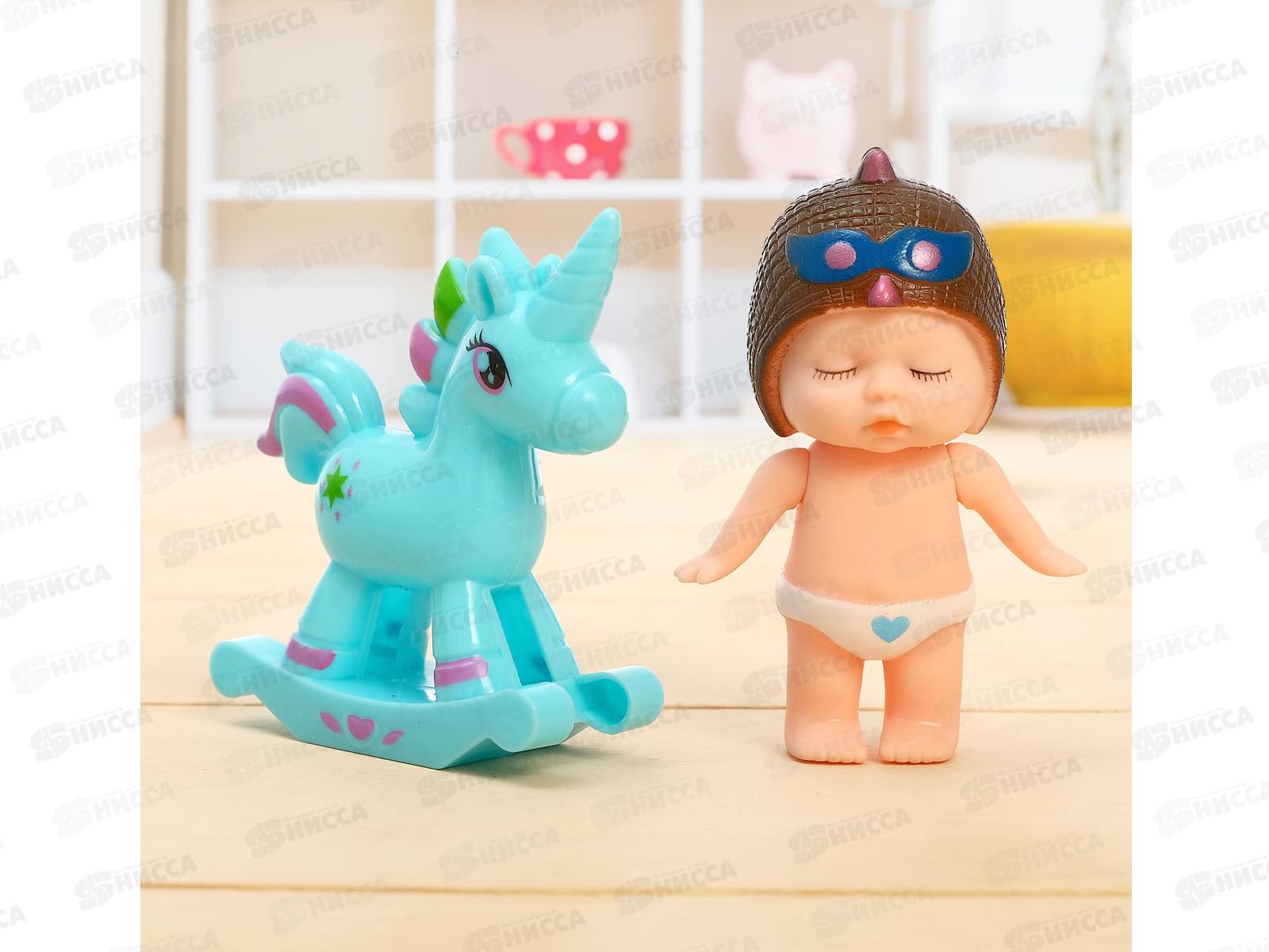 Пупс &quotСаша&quot с качалкой микс 4668953