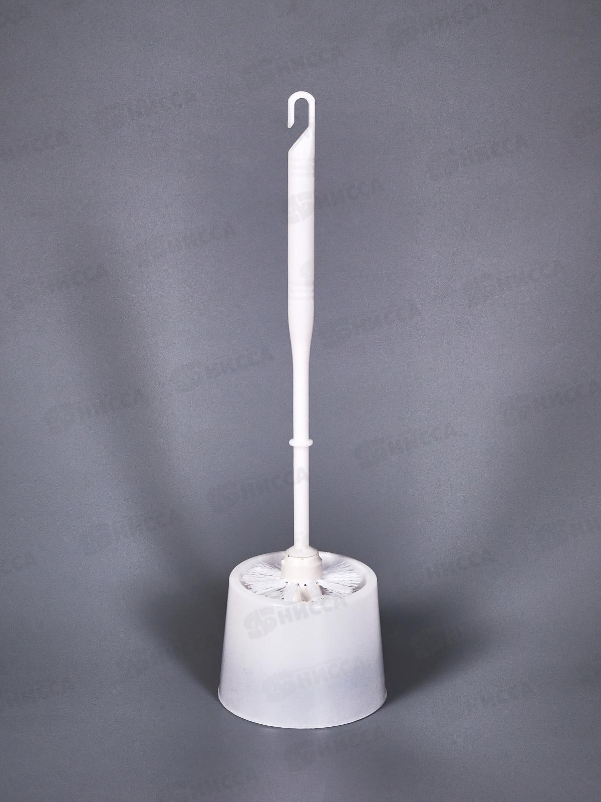 Ерш  для туалета 35см пласт 3202 с подставкой (034761)  Ж