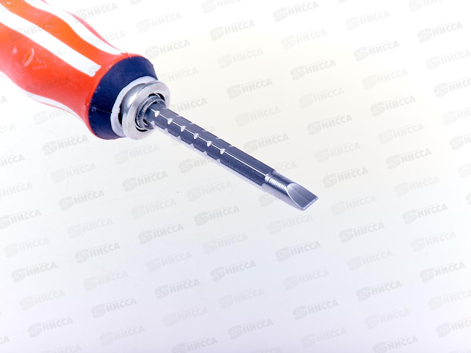 Отвертка комбинированная 0835 с ребрами-фиксатором (029147)  Ж