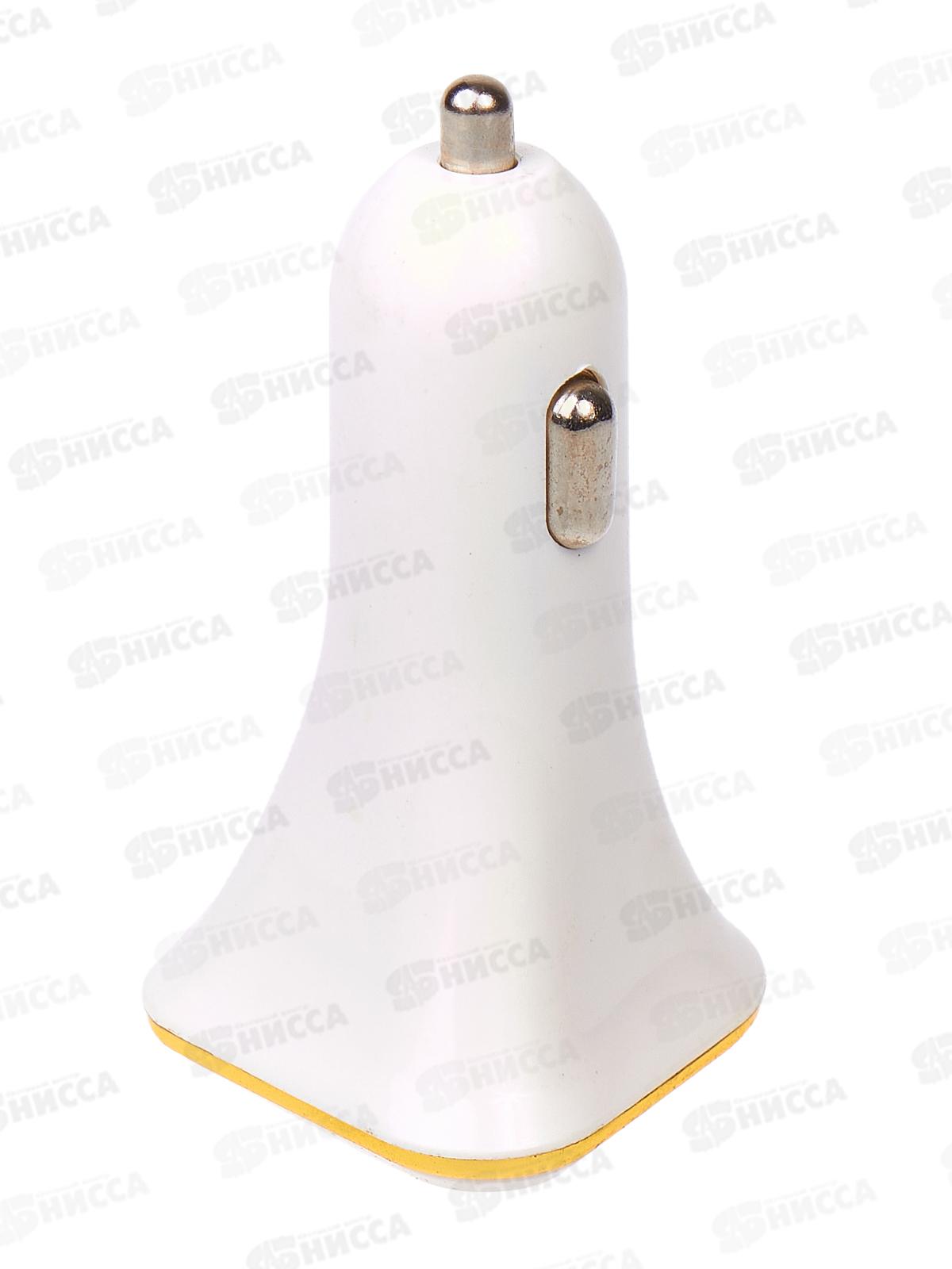 Переходник в прикуриватель с 3-мя USB входами (057222)  Ж