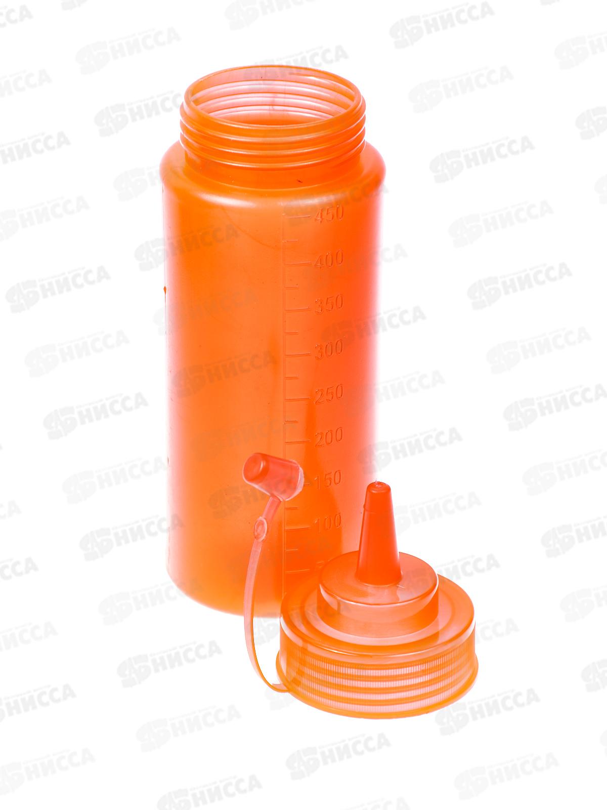 Соусник с крышкой пластмассовый 450мл красный (059177)  Ж