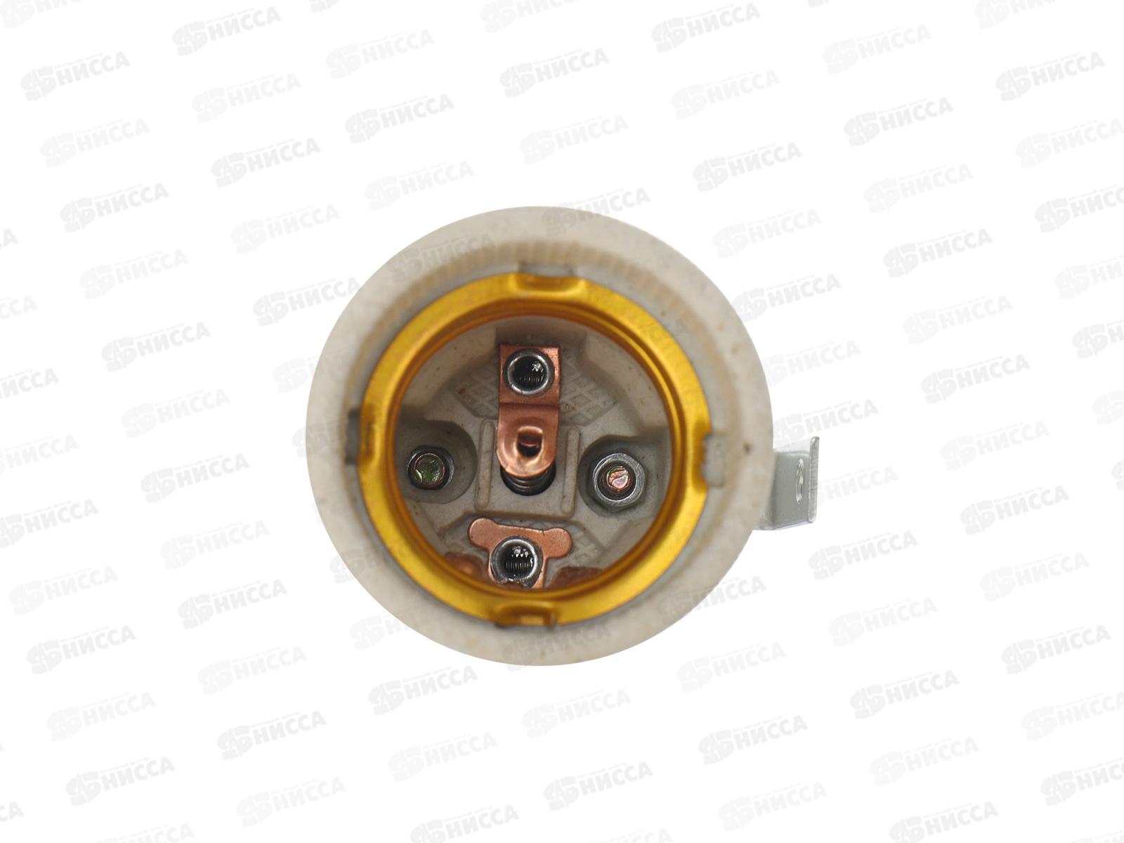 Электропатрон REXANT Е27, керамический с держателем, 11-8867  *40