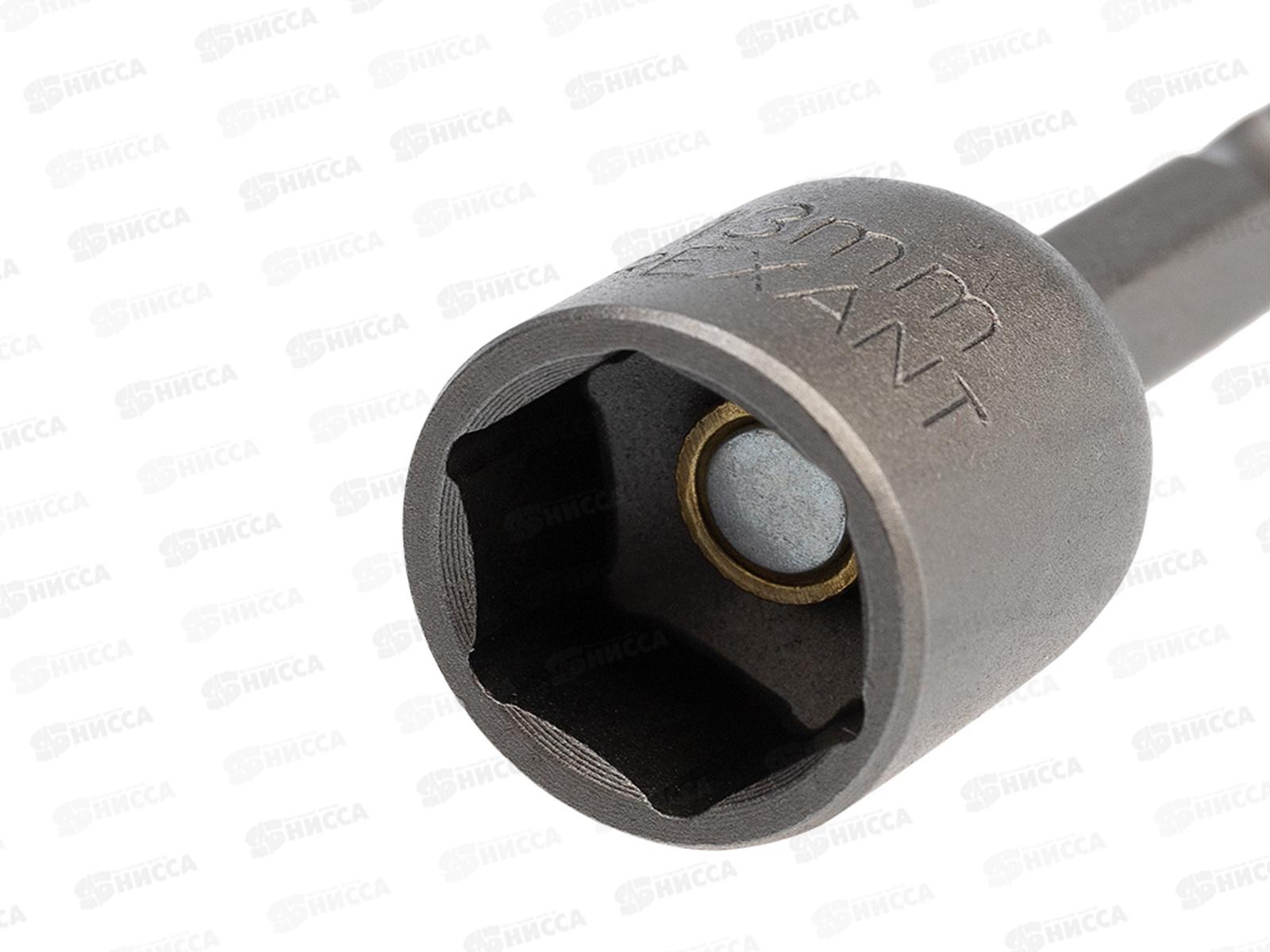 Ключ-насадка 1/4&quot магнитный 13х48мм KRANZ, KR-92-0404-1 *1