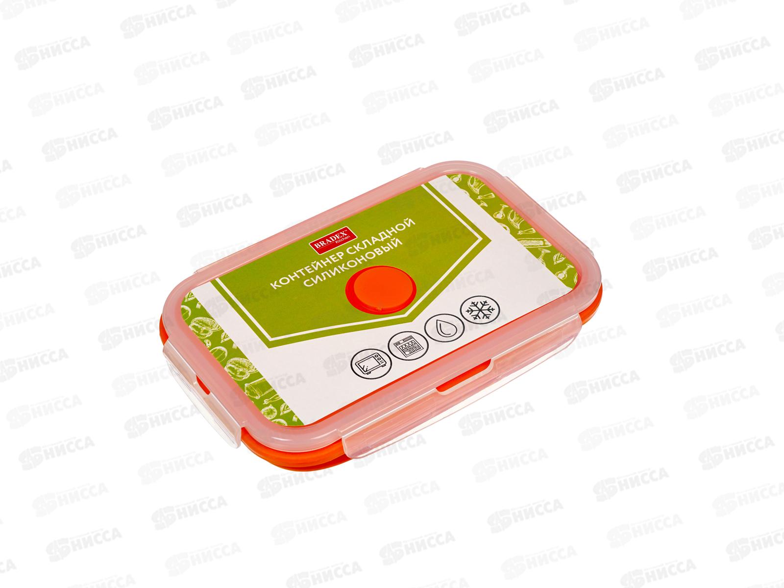 Контейнер складной силиконовый 18*12см 800мл TK 0488 *20