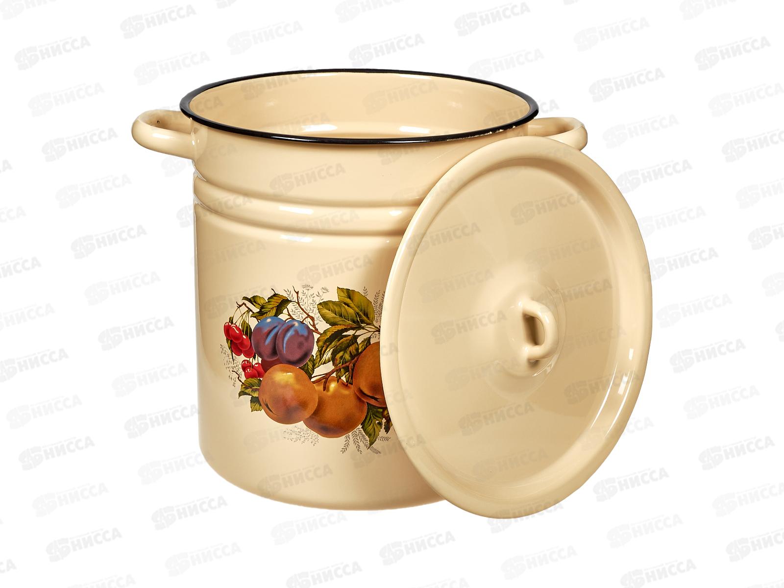 Кастрюля 12,0л цилиндрическая Йогурт, палевая С1624.П*44