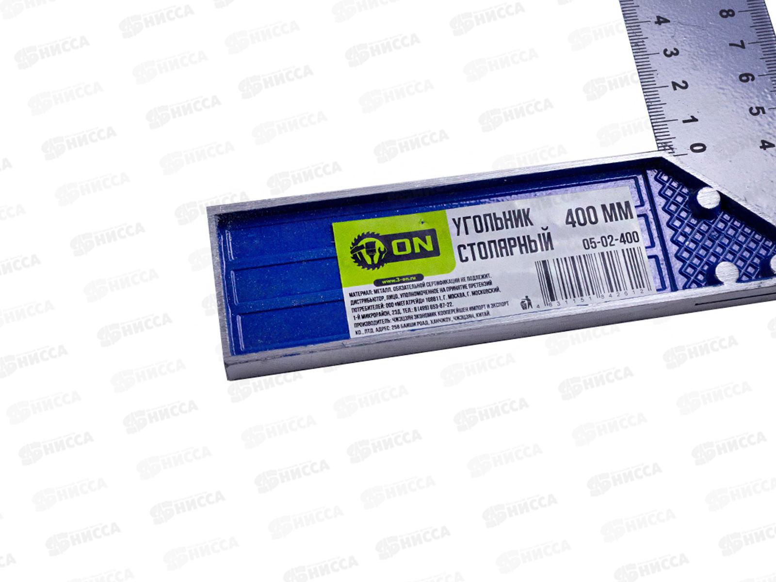 Угольник столярный 400мм, ON *12