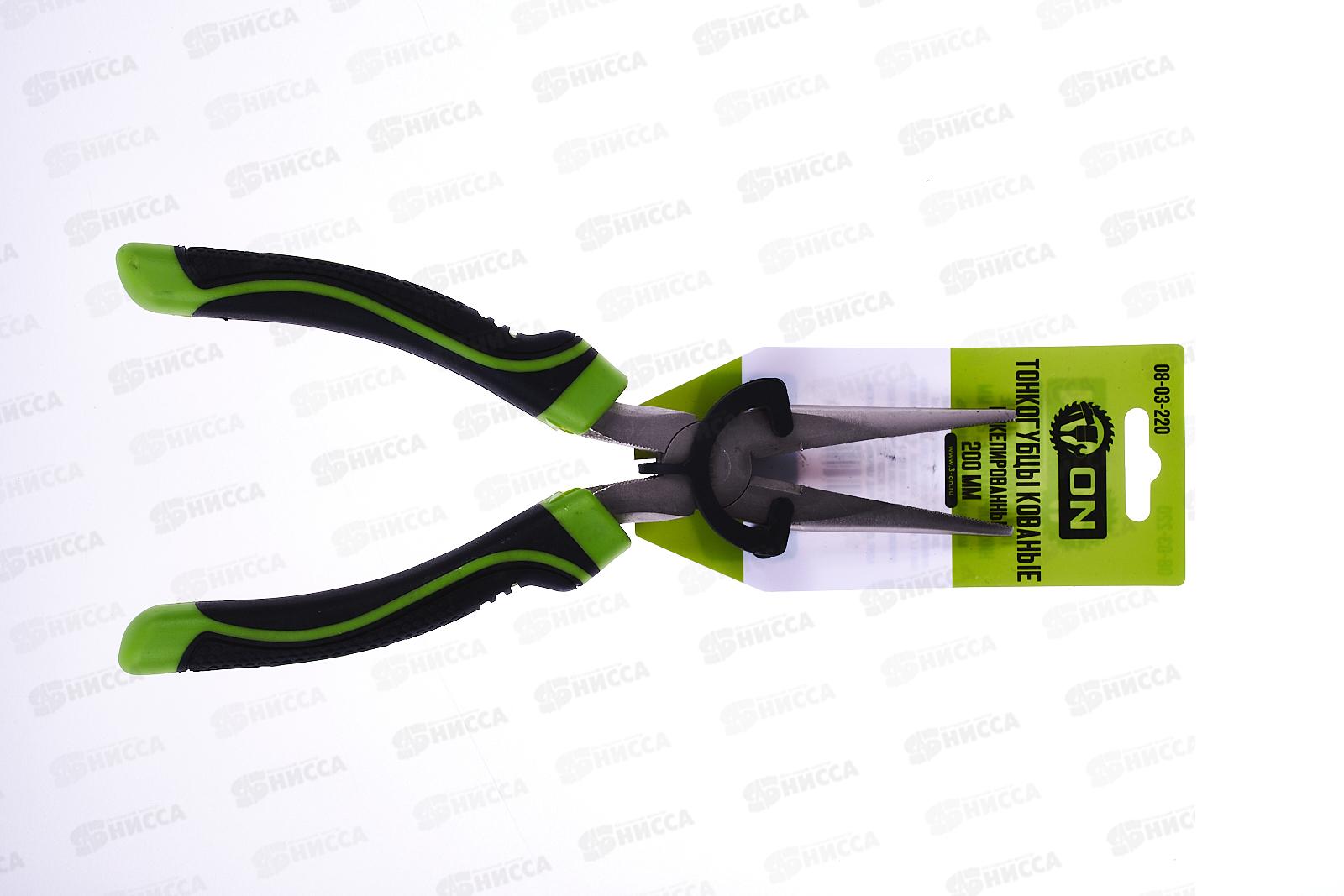 Тонкогубцы 200 мм, сталь №45, кованые никелированные, ON