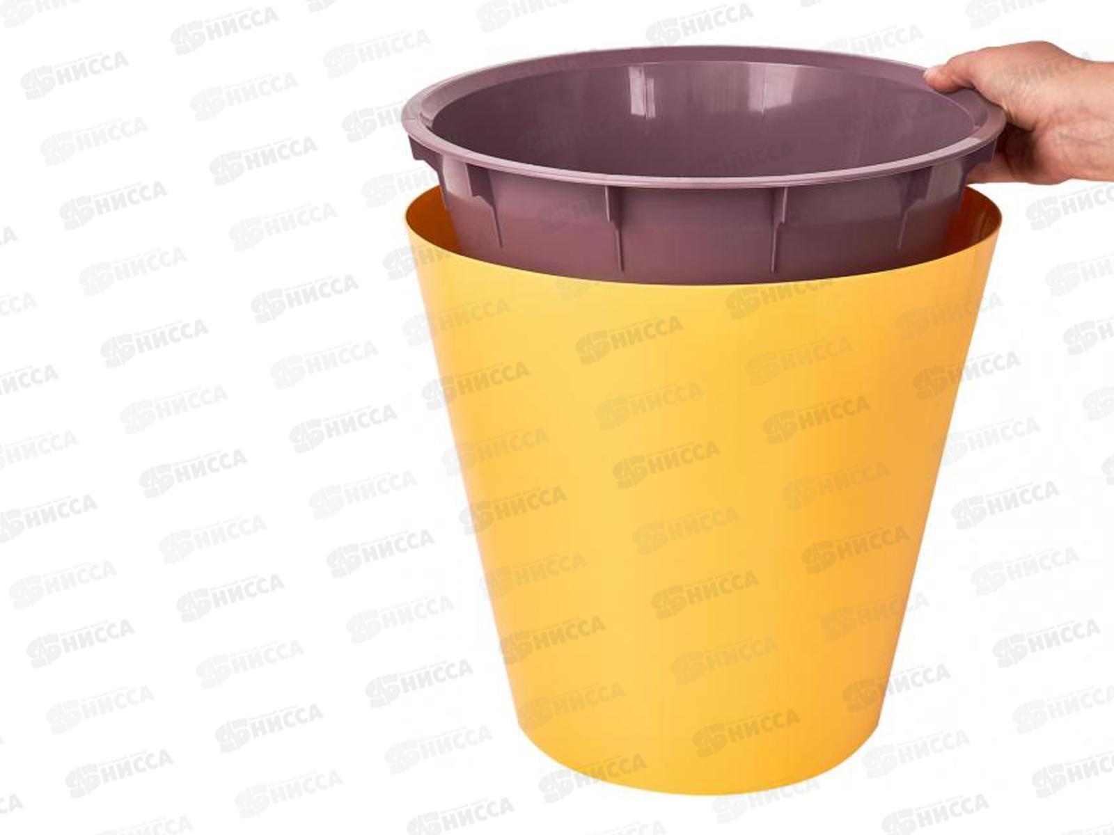 Горшок для цветов London 320мм 15.7л на колесиках Спелая груша ING6207