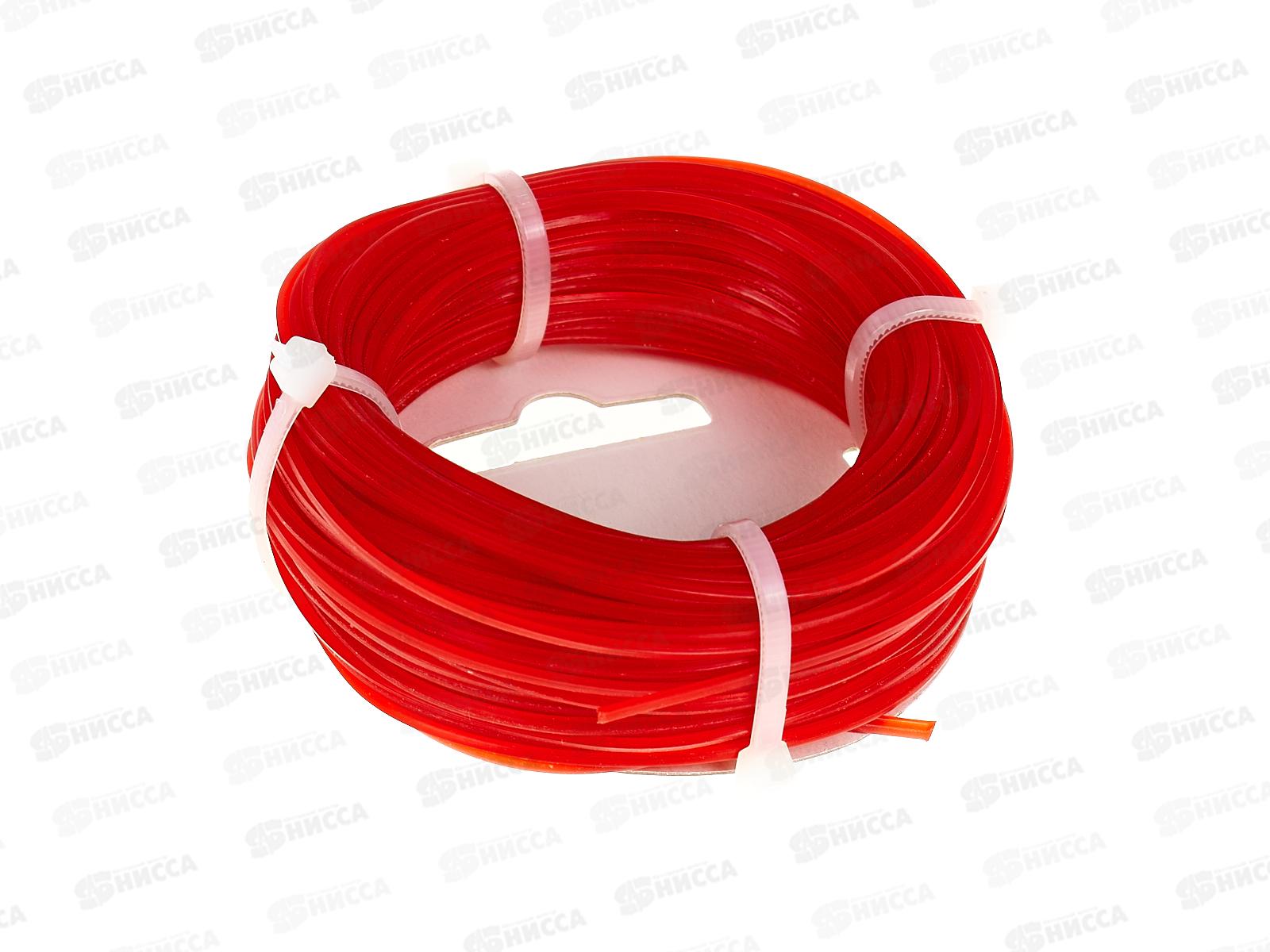 Леска для триммера УДАР квадрат, 1.3мм*15м