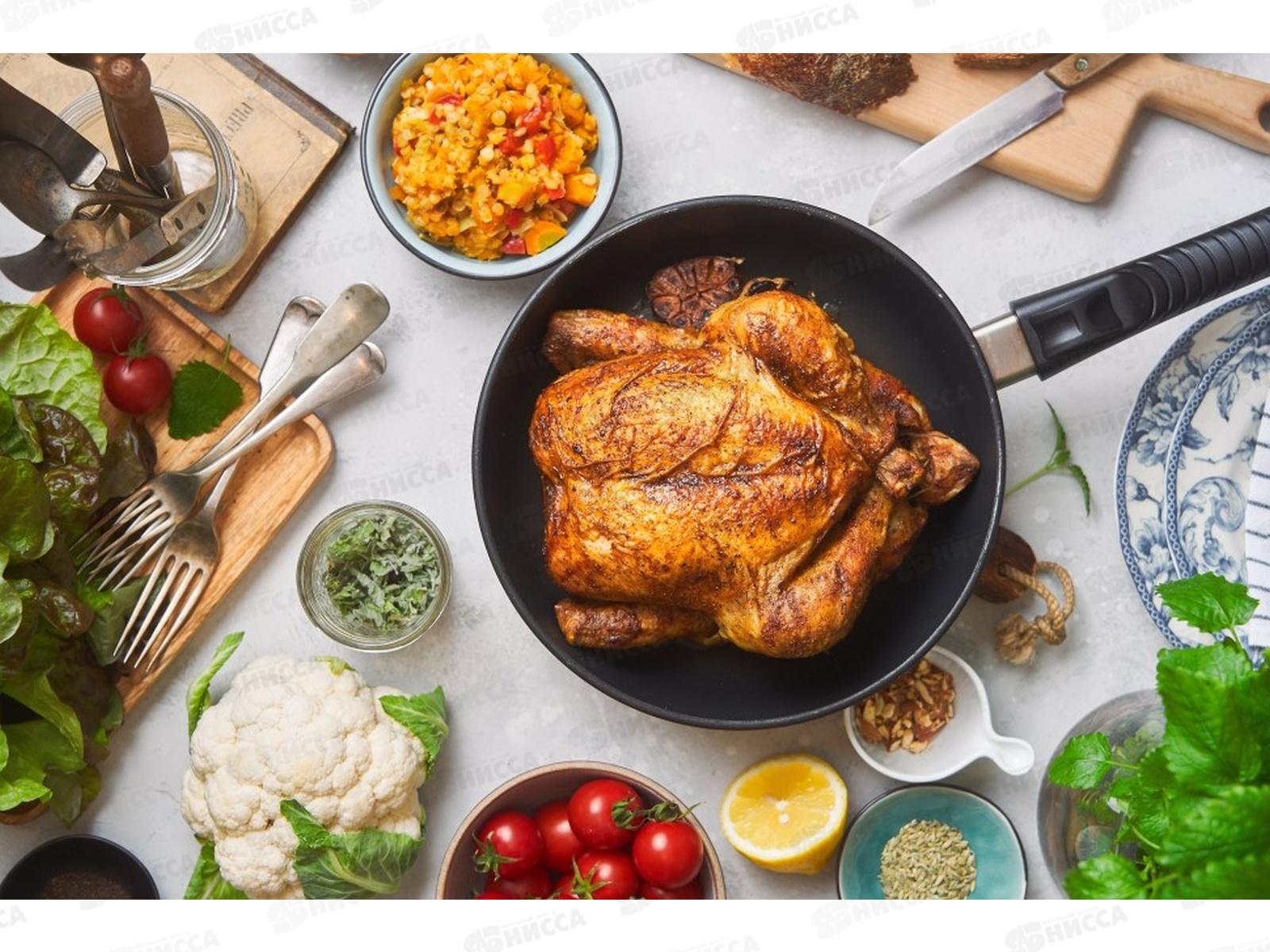 Сковорода Ферра индукция 24см с ручкой литая 59024