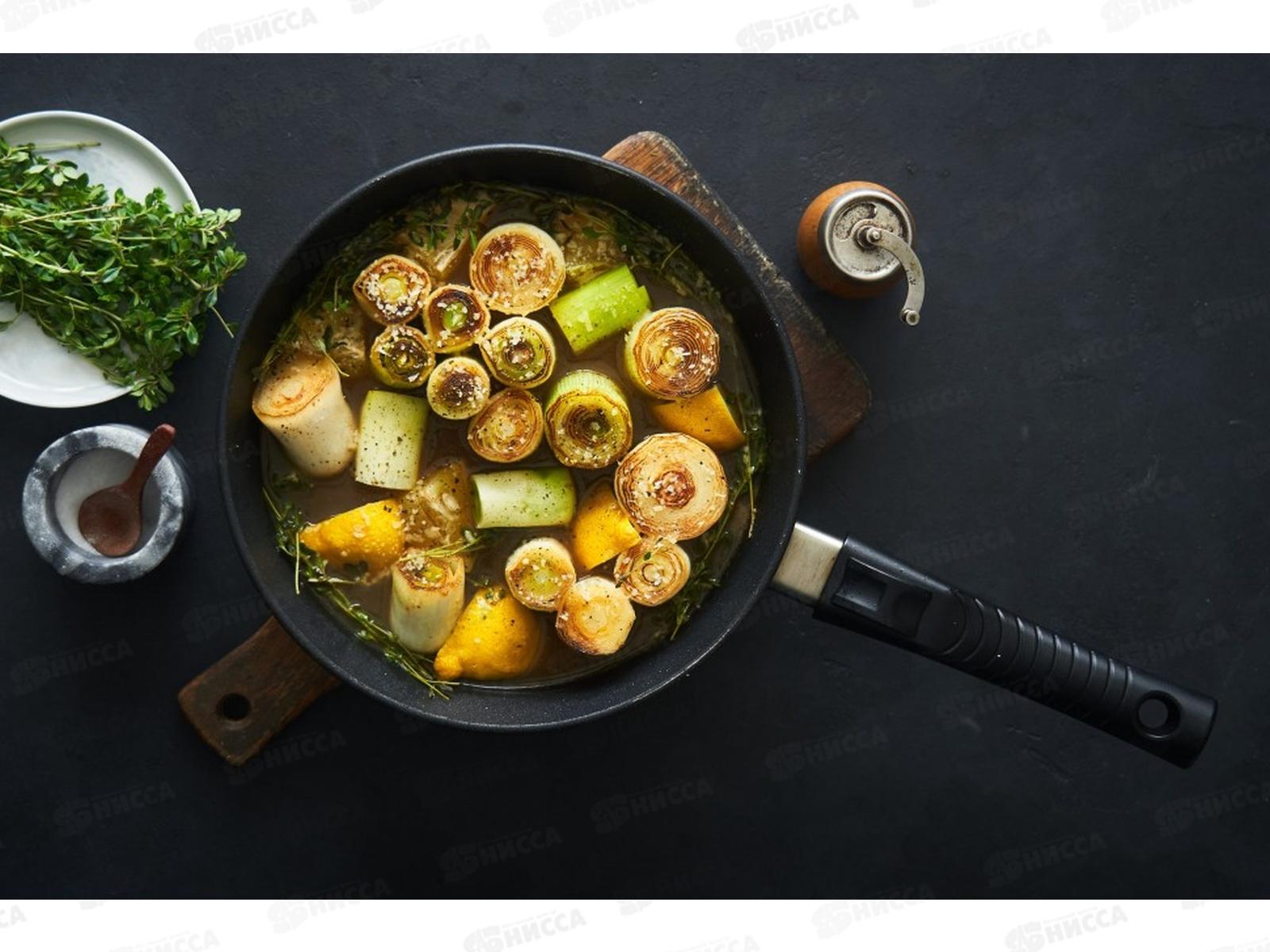 Сковорода Ферра индукция 28см с ручкой литая 59028